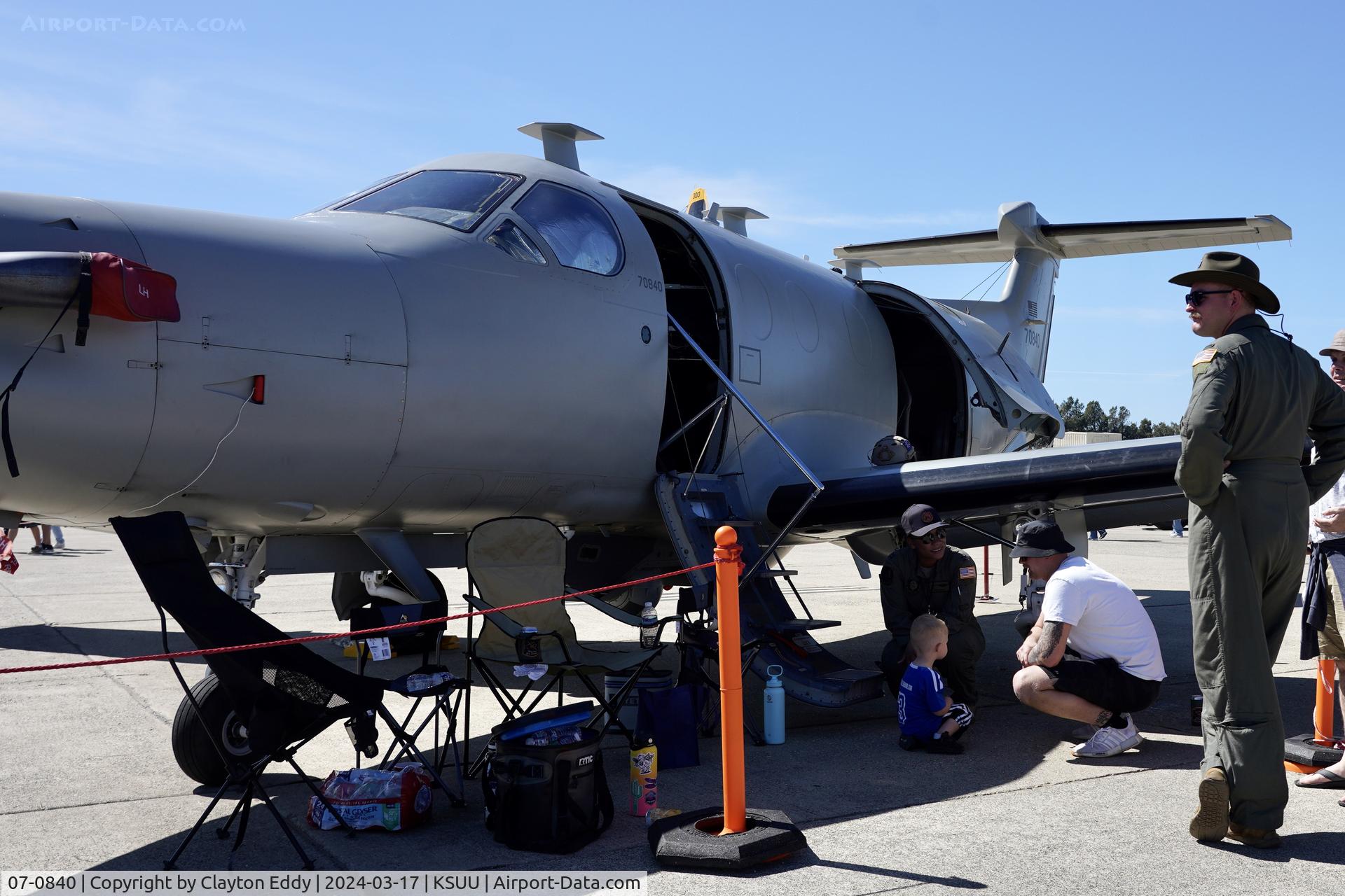 07-0840, 2007 Pilatus U-28A C/N 840, Travis AFB airshow California 2024.