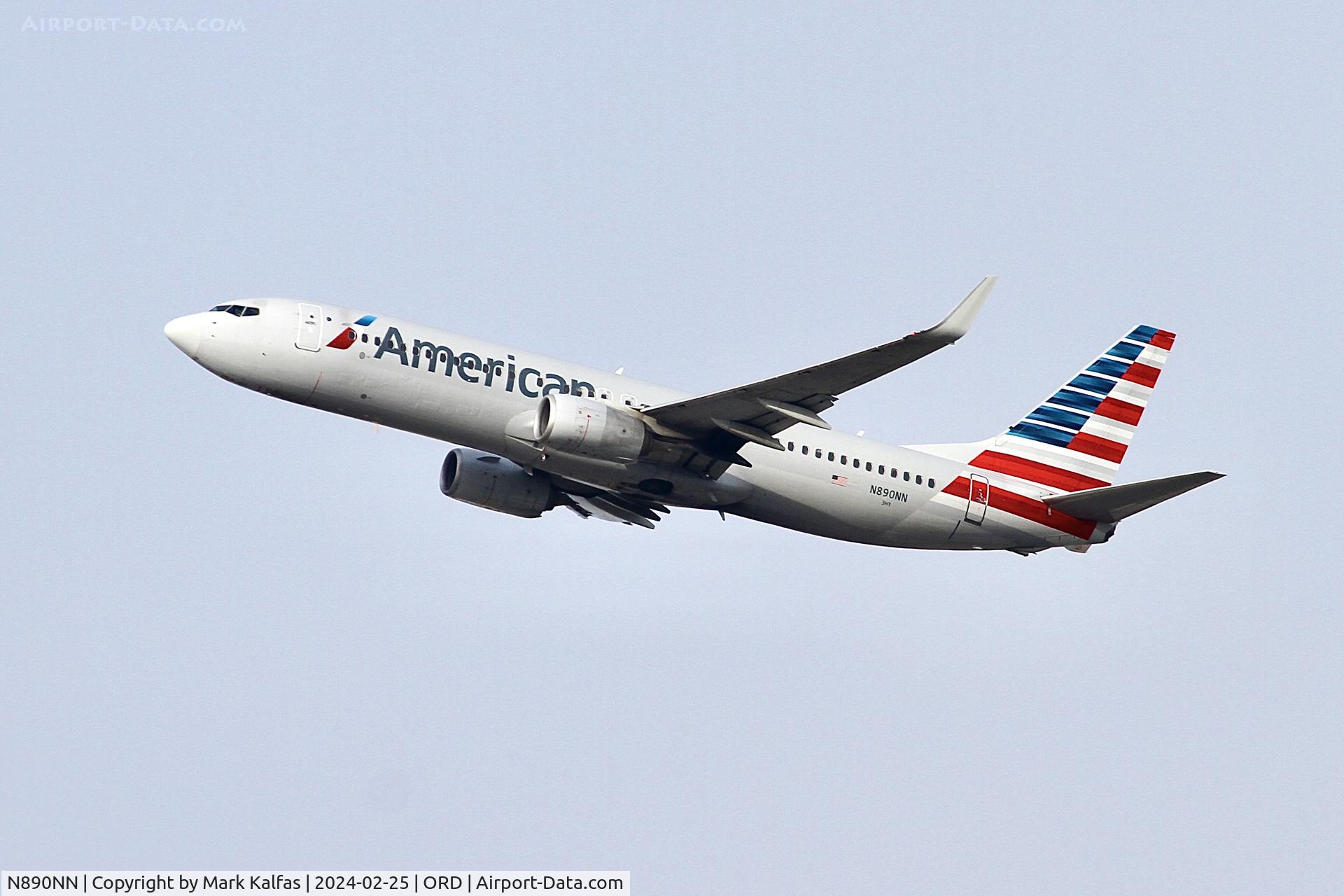 N890NN, 2012 Boeing 737-823 C/N 31143, B738 American Airlines Boeing 737-823 N890NN AAL1150 ORD-MCI