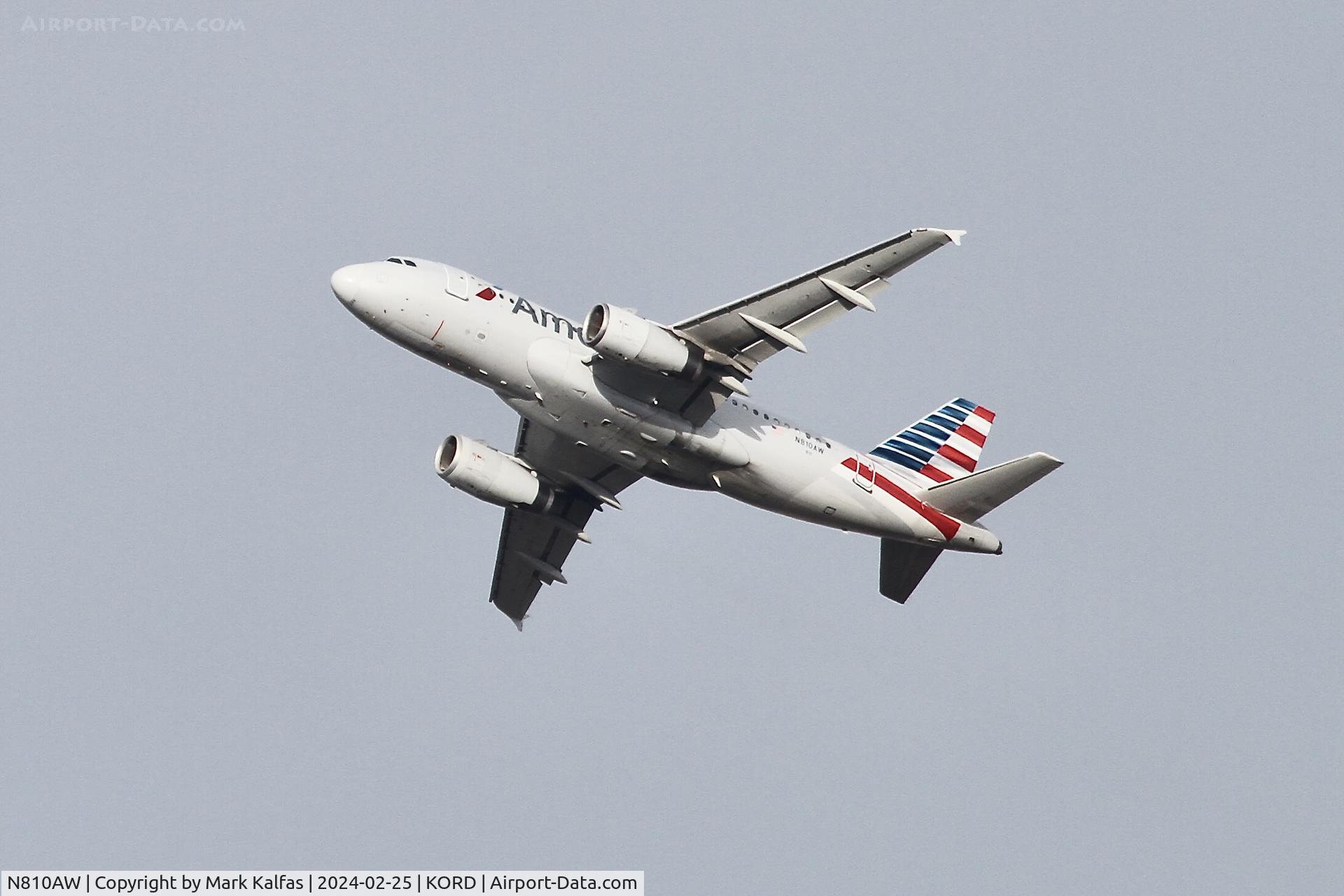 N810AW, 1999 Airbus A319-132 C/N 1116, A319 American Airlines Airbus A319-112 N810AW AAL2043 ORD-LGA