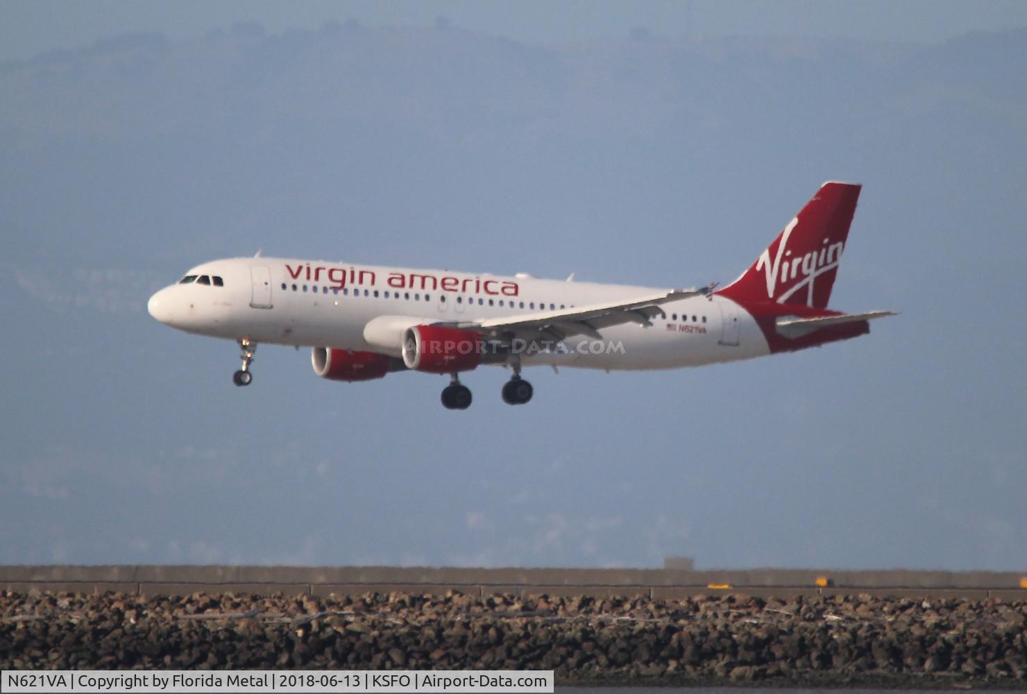 N621VA, 2005 Airbus A320-214 C/N 2616, VRD A320 zx ORD-SFO