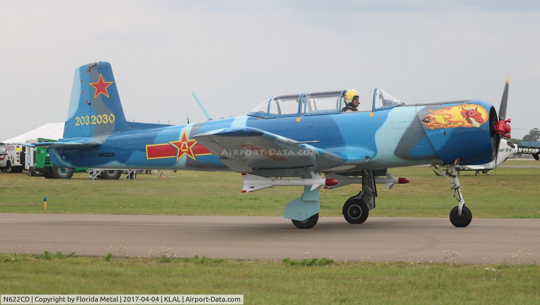 N622CD, 1977 Nanchang CJ-6A C/N 2032030, CJ-6 zx