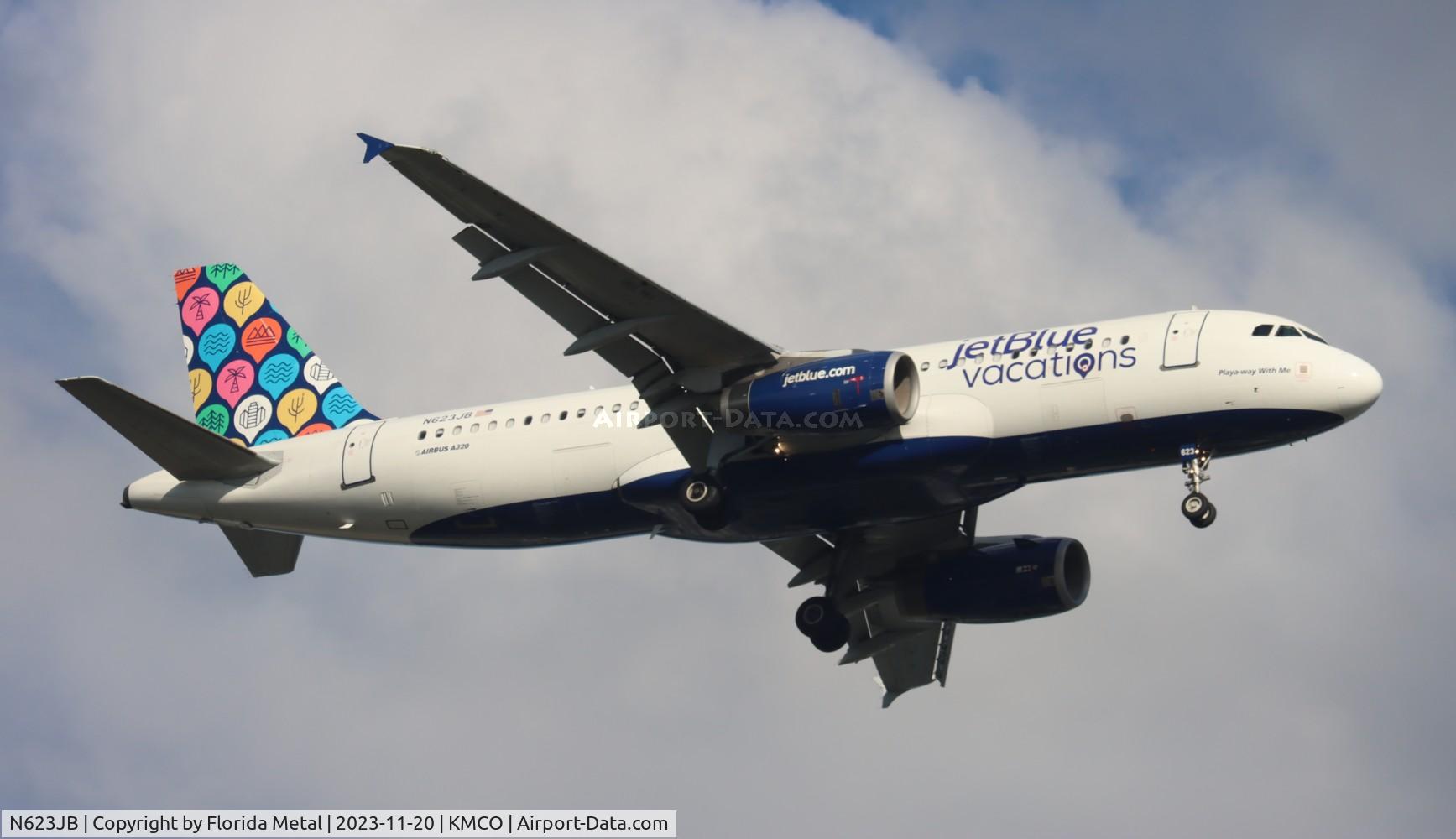 N623JB, 2005 Airbus A320-232 C/N 2504, JBU A320 vacations zx HPN-MCO