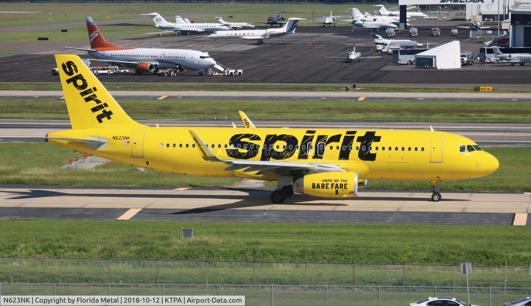 N623NK, 2013 Airbus A320-232 C/N 5861, NKS A320 yellow zx TPA-ORD