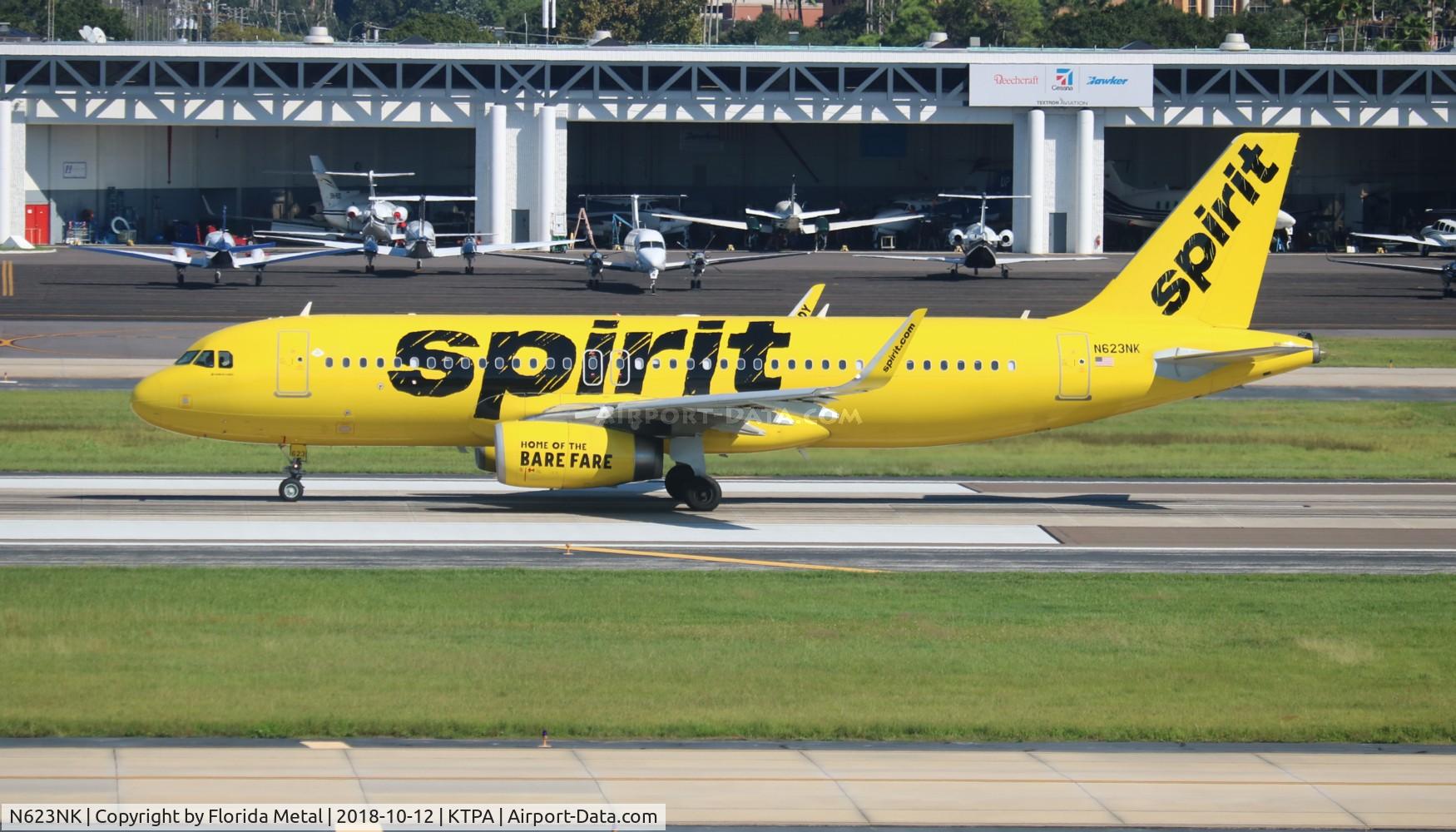 N623NK, 2013 Airbus A320-232 C/N 5861, NKS A320 yellow zx TPA-ORD