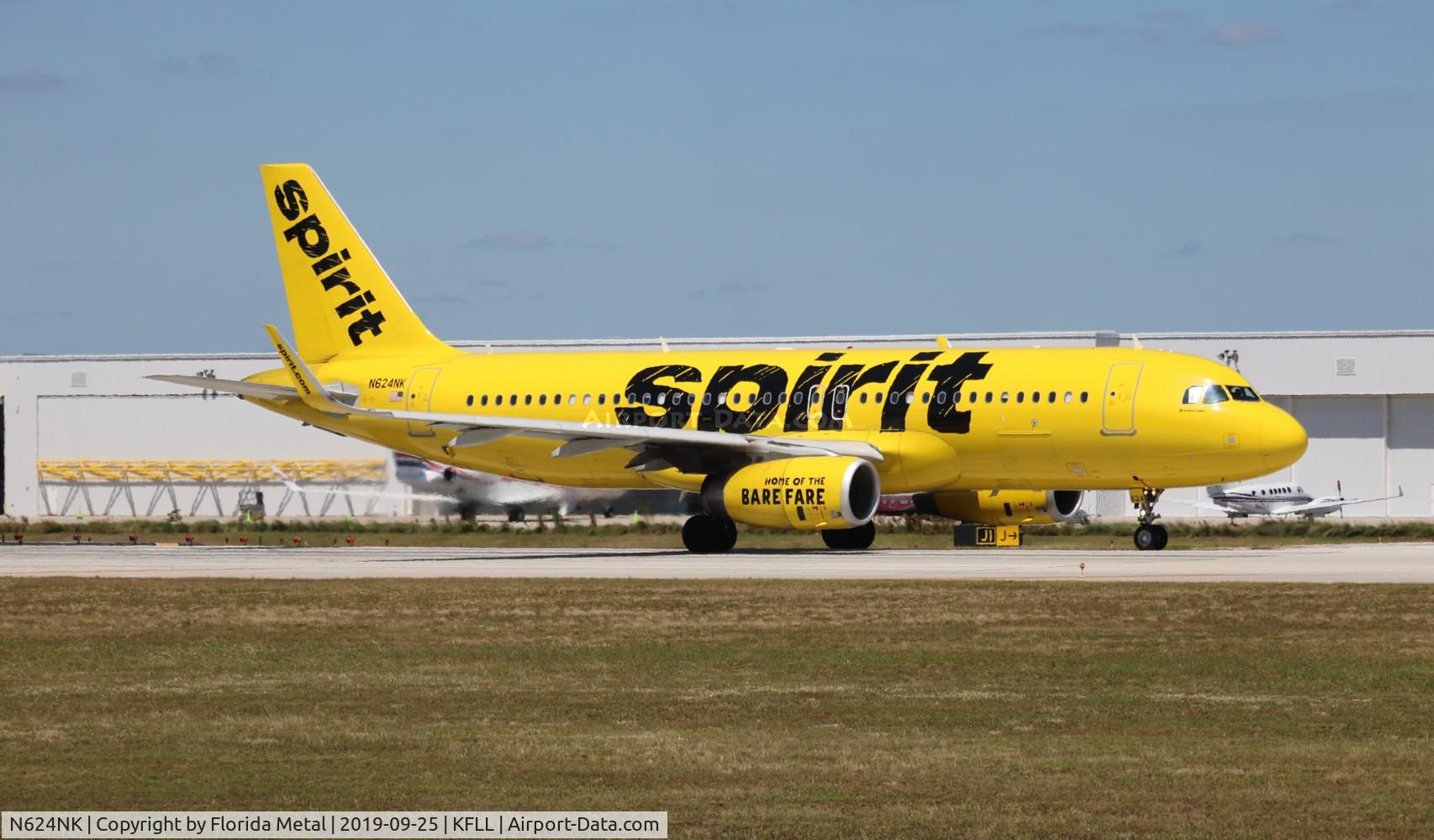 N624NK, 2013 Airbus A320-232 C/N 5880, NKS A320 yellow zx FLL-CLE