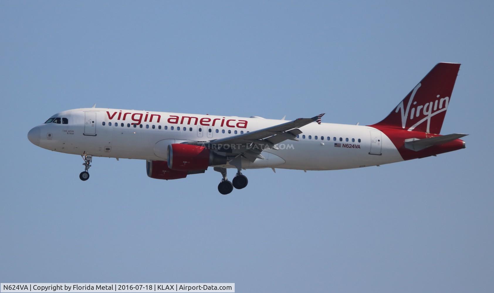 N624VA, 2006 Airbus A320-214 C/N 2778, VRD A320 zx JFK-LAX