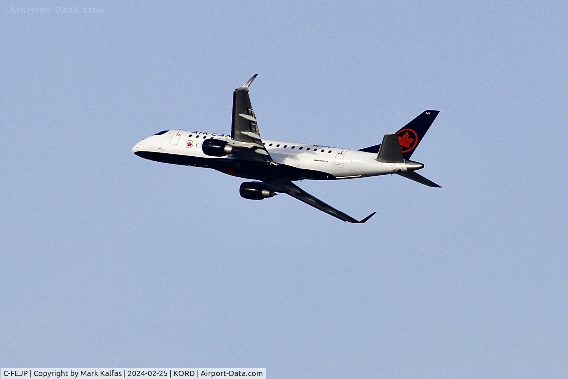 C-FEJP, 2005 Embraer 175SU (ERJ-170-200SU) C/N 17000096, E75S Jazz Aviation/Air Canada Express Embraer 175SU C-FEJP JZA8962 KORD-CYUL