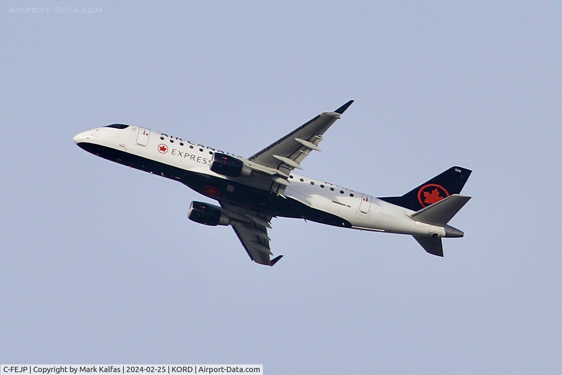 C-FEJP, 2005 Embraer 175SU (ERJ-170-200SU) C/N 17000096, E75S Jazz Aviation/Air Canada Express Embraer 175SU C-FEJP JZA8962 KORD-CYUL