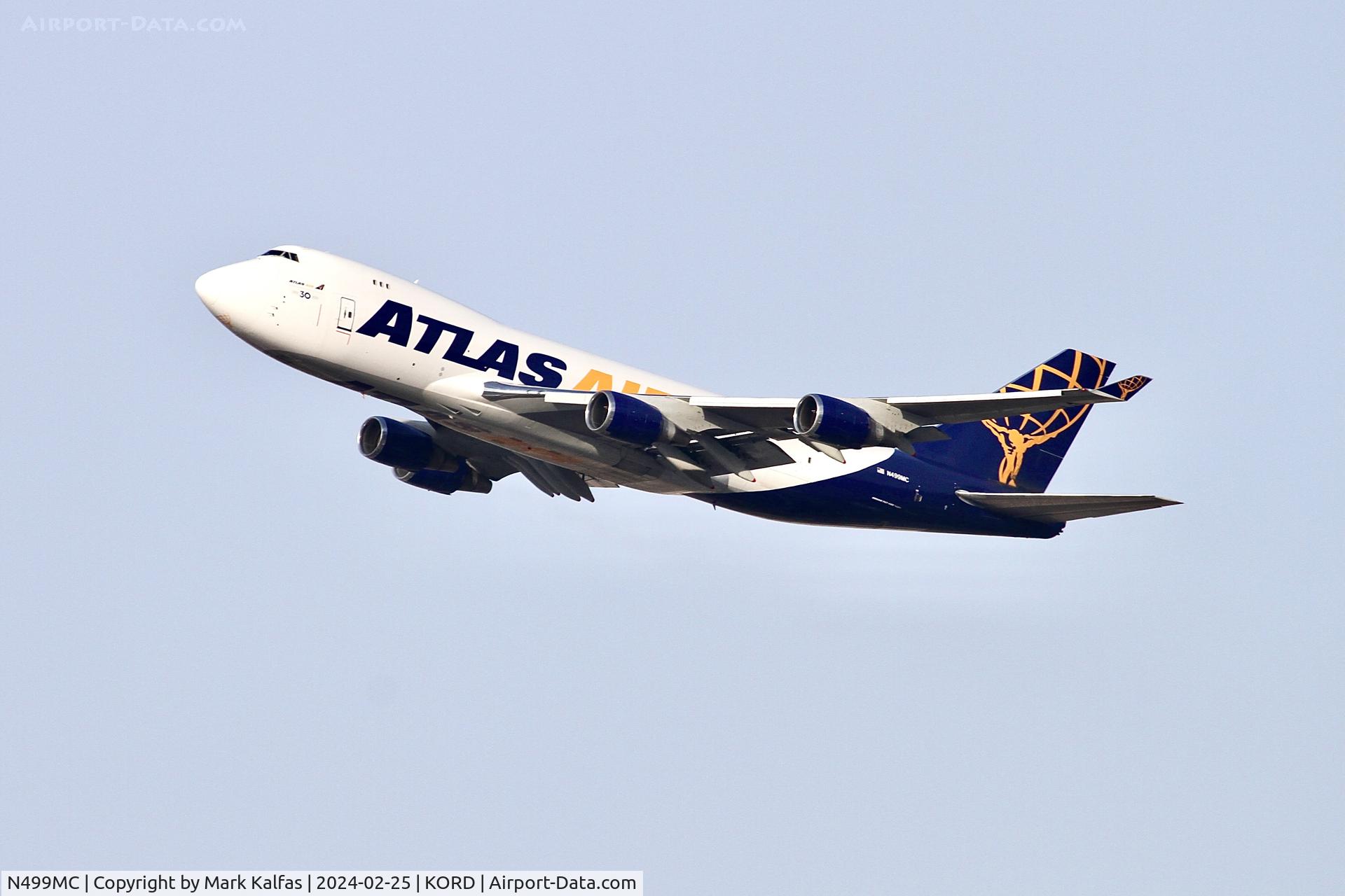 N499MC, 2000 Boeing 747-47UF C/N 29260, B744 Atlas Air Boeing  747-47UF N499MC GTI515 ORD-PDX