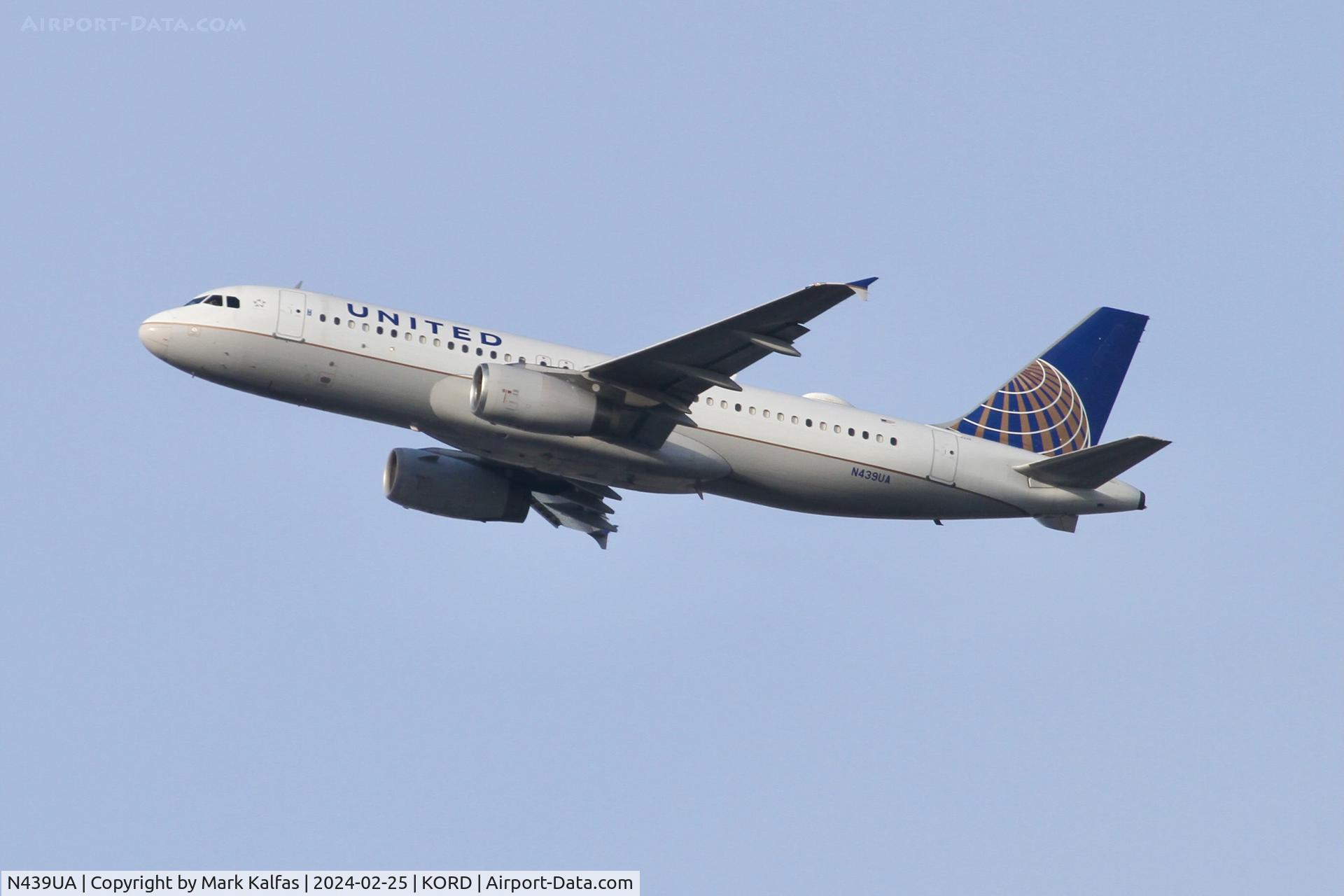 N439UA, 1997 Airbus A320-232 C/N 683, A320 United Airlines Airbus A320-232 N439UA UAL238 ORD-SLC
