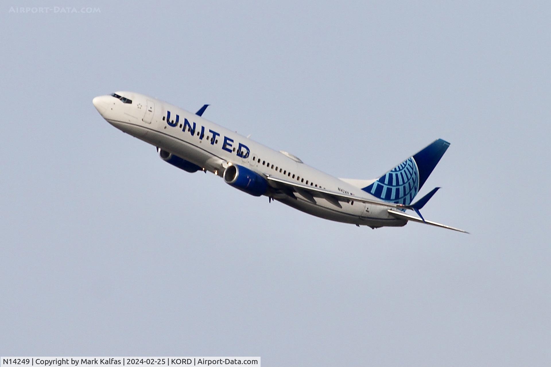 N14249, 1999 Boeing 737-824 C/N 28809, B738 United Airlines BOEING 737-824 N14249 UAL793 ORD-DFW