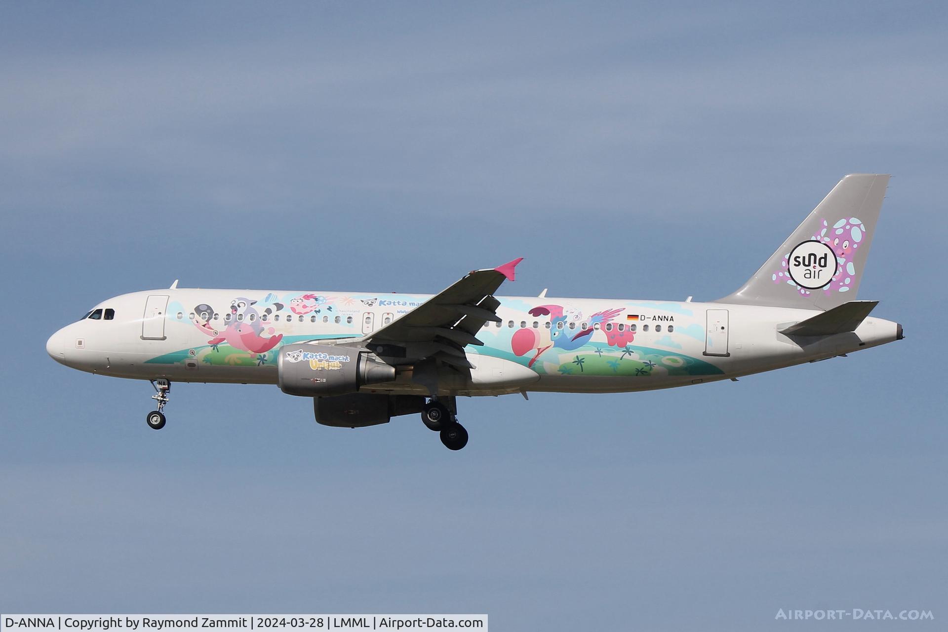 D-ANNA, 2007 Airbus A320-214 C/N 3289, A320 D-ANNA Sundair