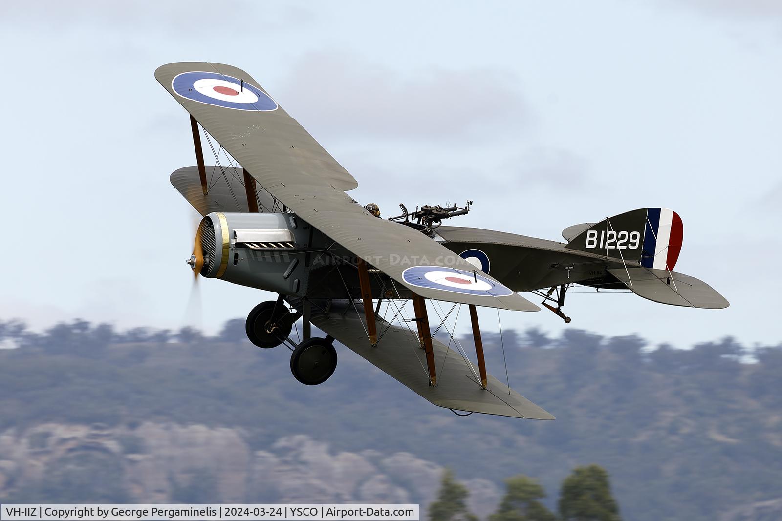 VH-IIZ, 1992 Bristol F.2B Replica C/N E.R.S. 2, Warbirds Over Scone 2024.