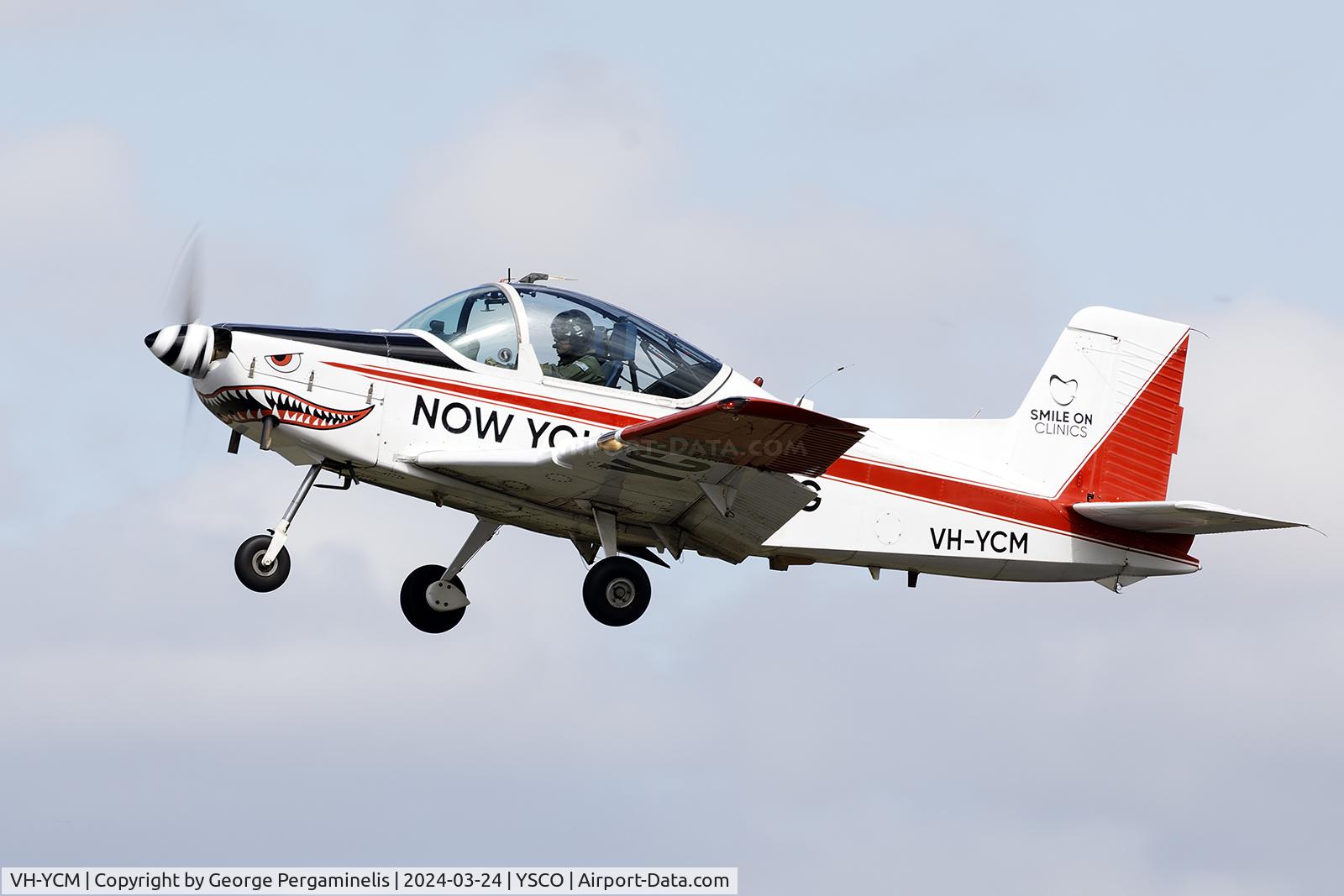 VH-YCM, 1992 Pacific Aerospace CT/4B Airtrainer C/N 108, Warbirds Over Scone 2024.