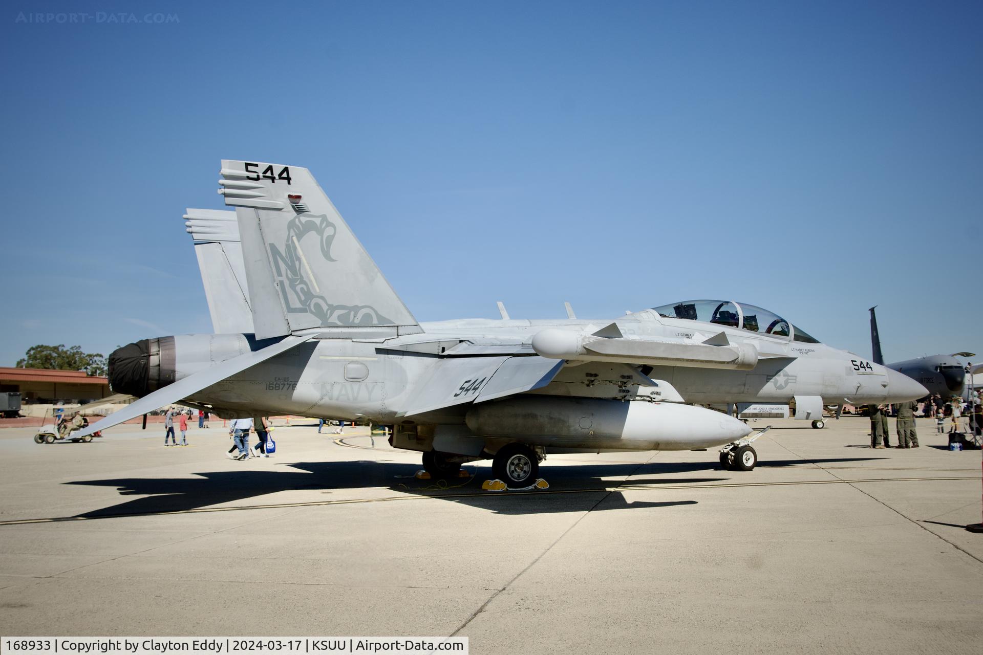 168933, Boeing EA-18G Prowler C/N G105, Travis AFB airshow California 2024.
