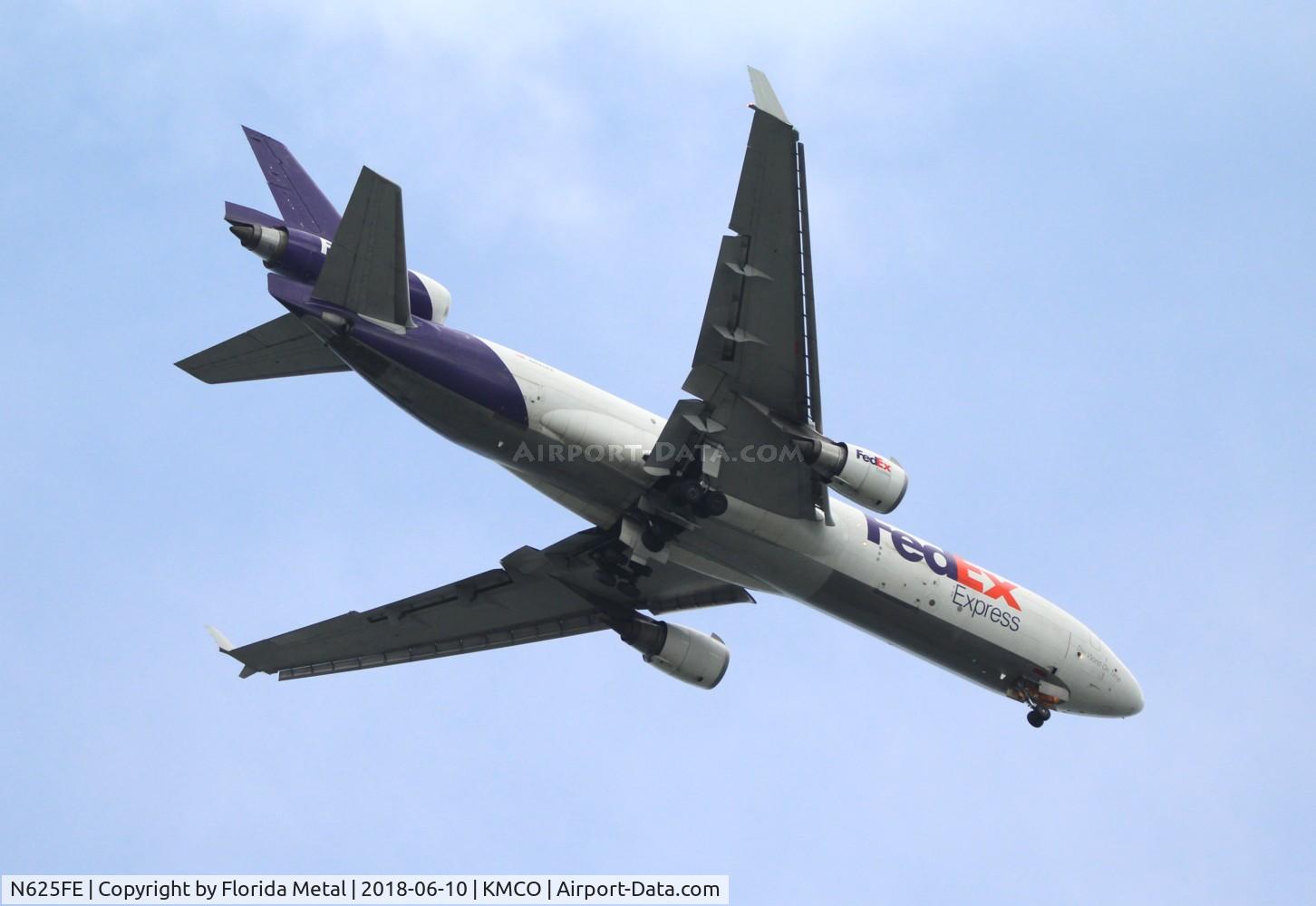 N625FE, 1996 McDonnell Douglas MD-11F C/N 48753, FDX MD-11F zx MEM-MCO