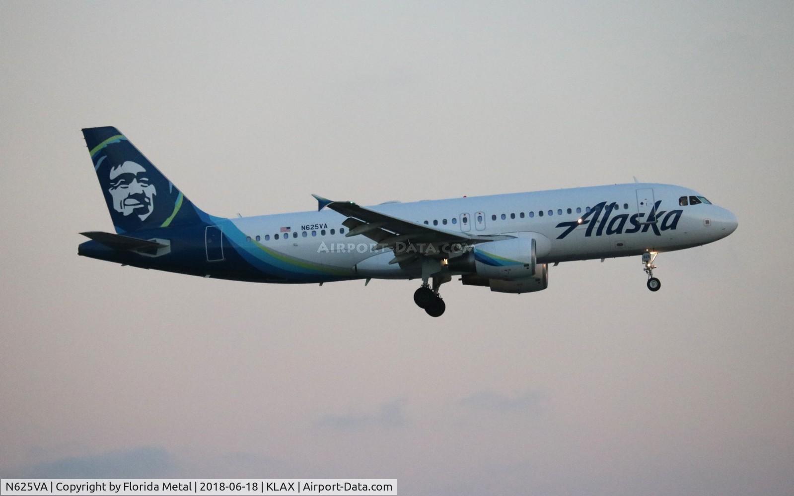 N625VA, 2006 Airbus A320-214 C/N 2800, ASA A320 zx LAS-LAX