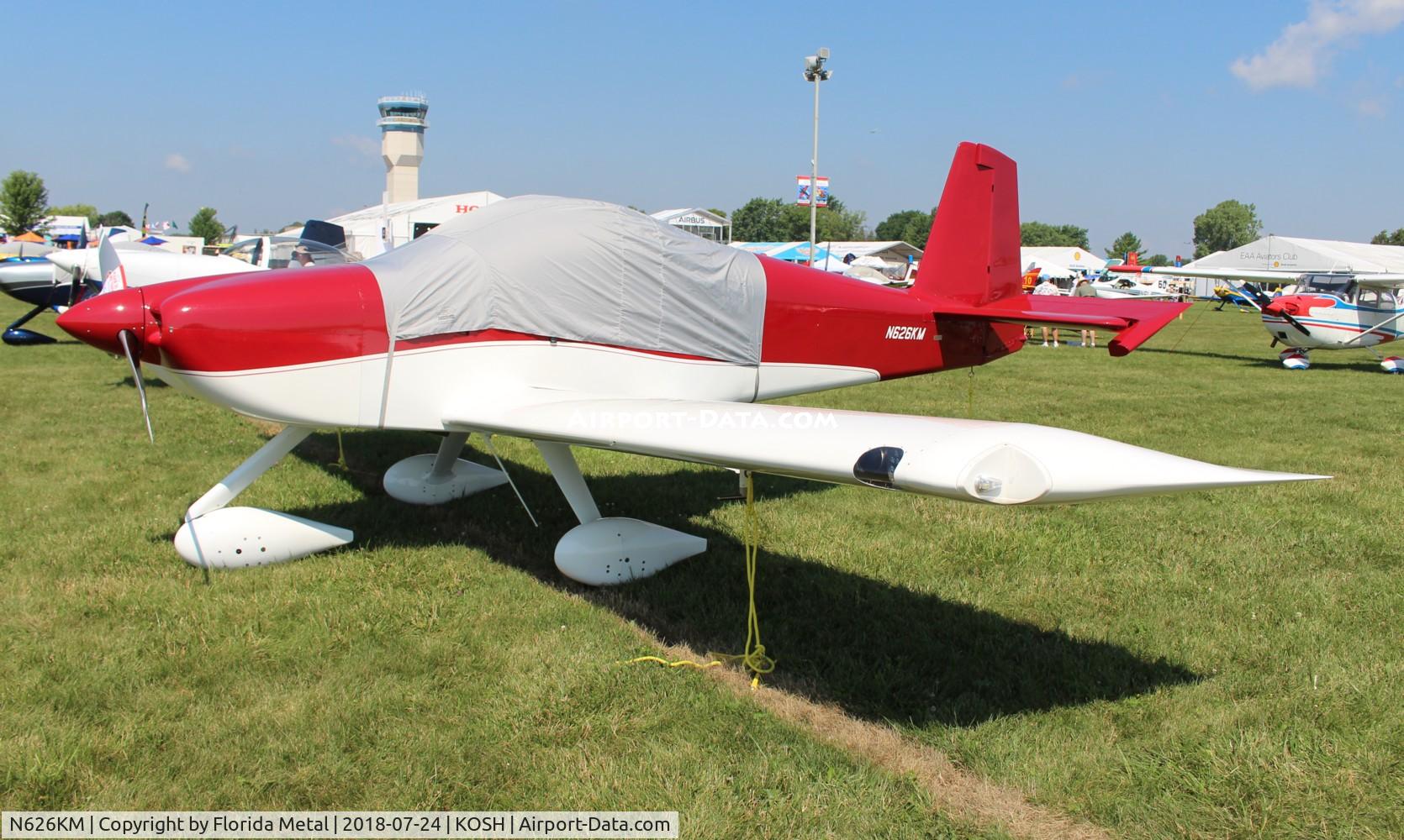 N626KM, 2017 Van's RV-14A C/N 140093, OSH 18 zx