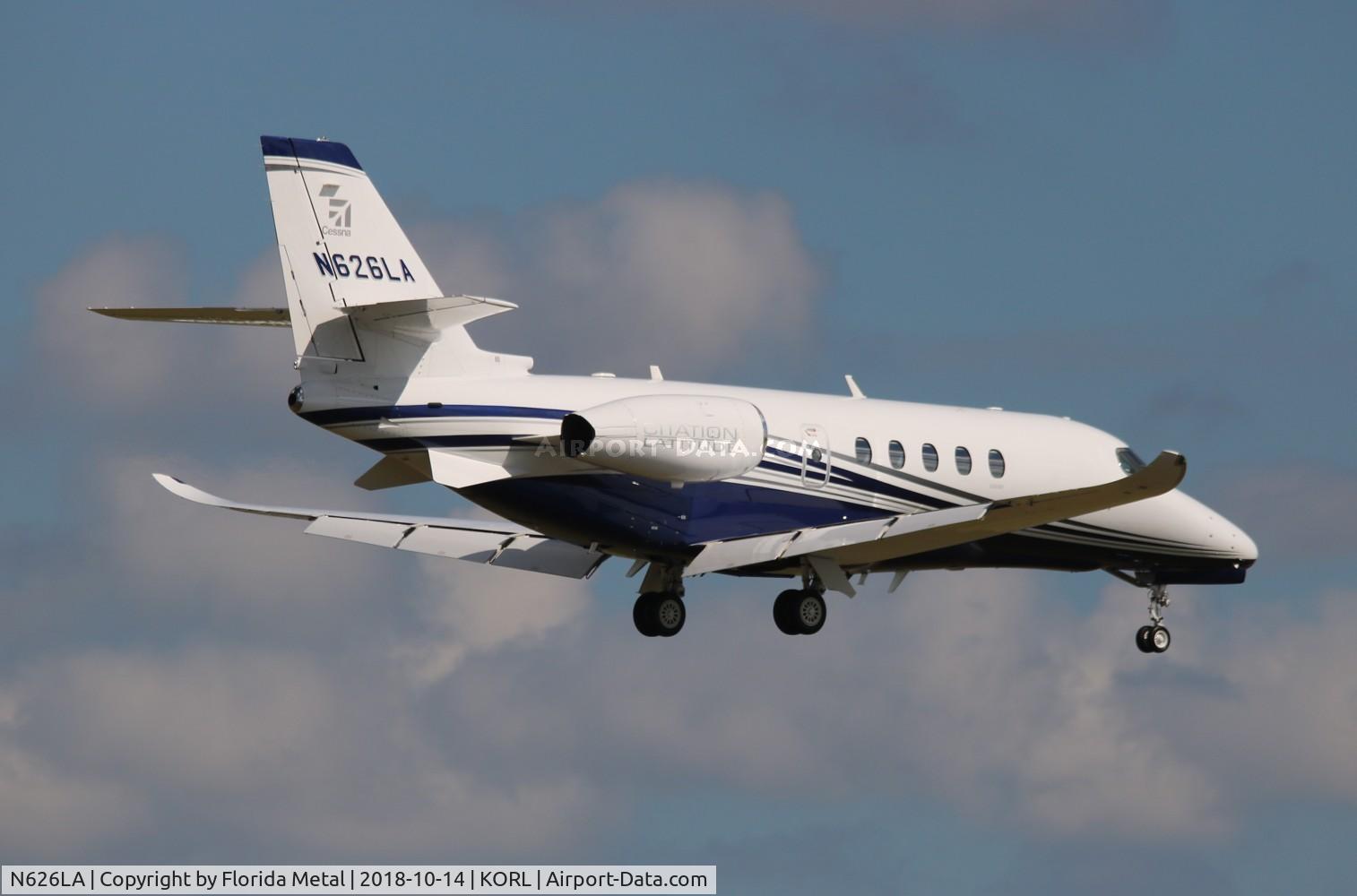 N626LA, 2016 Cessna 680A Citation Latitude C/N 680A-0026, C680A zx ICT-ORL