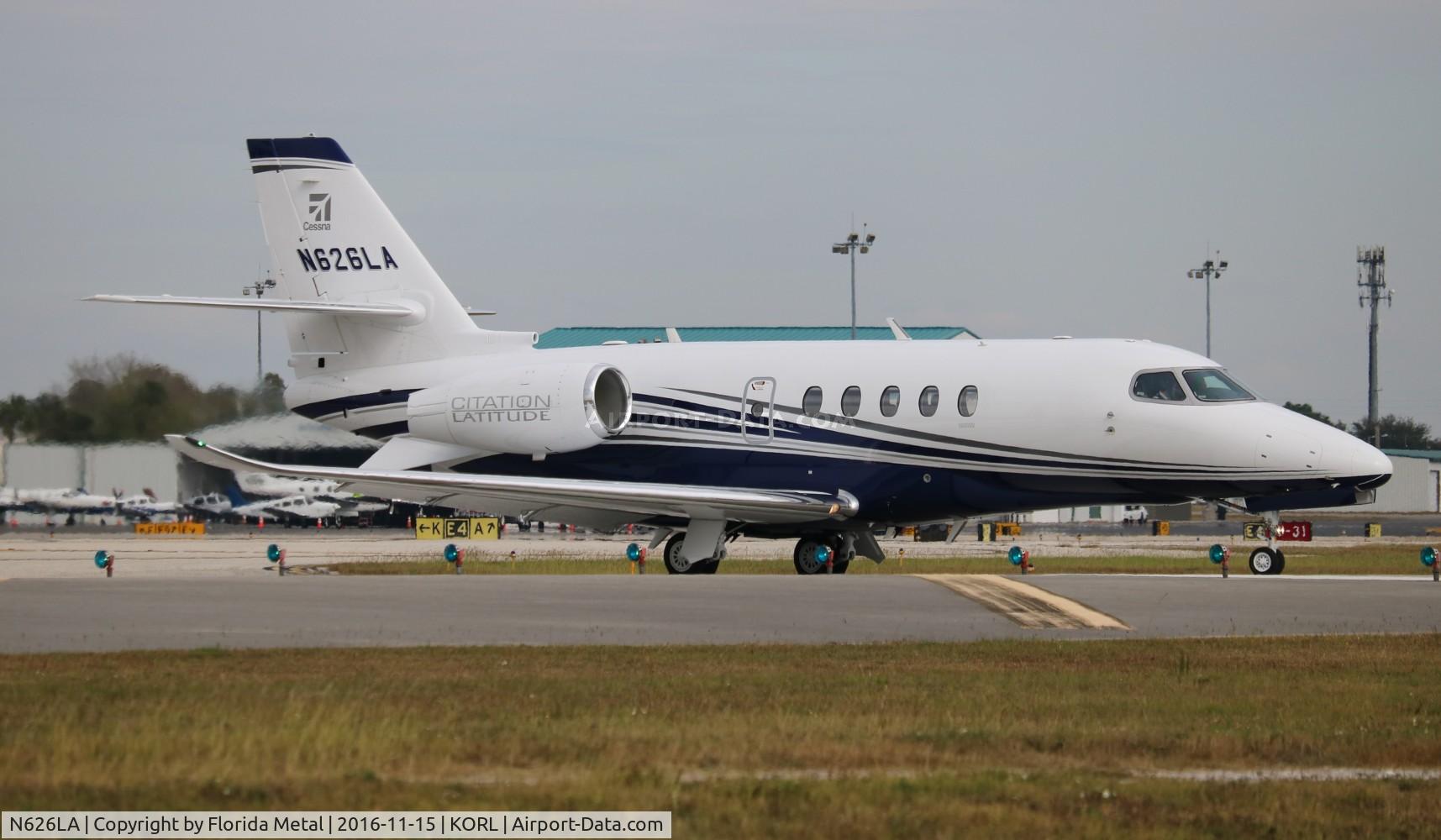 N626LA, 2016 Cessna 680A Citation Latitude C/N 680A-0026, C680A zx ORL-ICT
