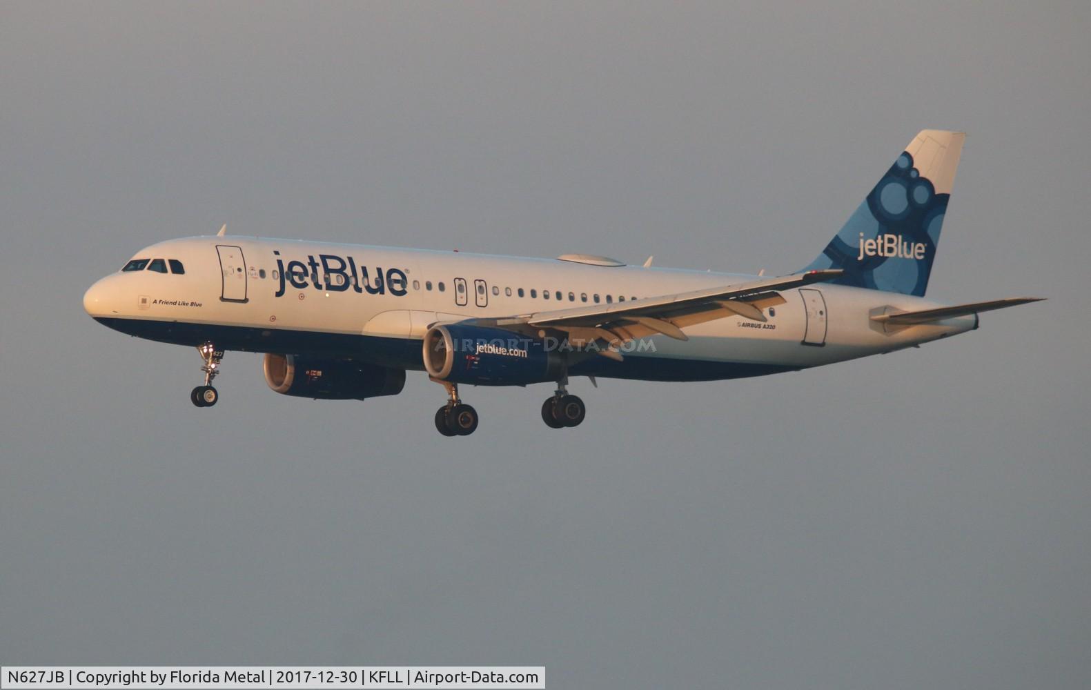 N627JB, 2005 Airbus A320-232 C/N 2577, JBU A320 zx BDL-FLL