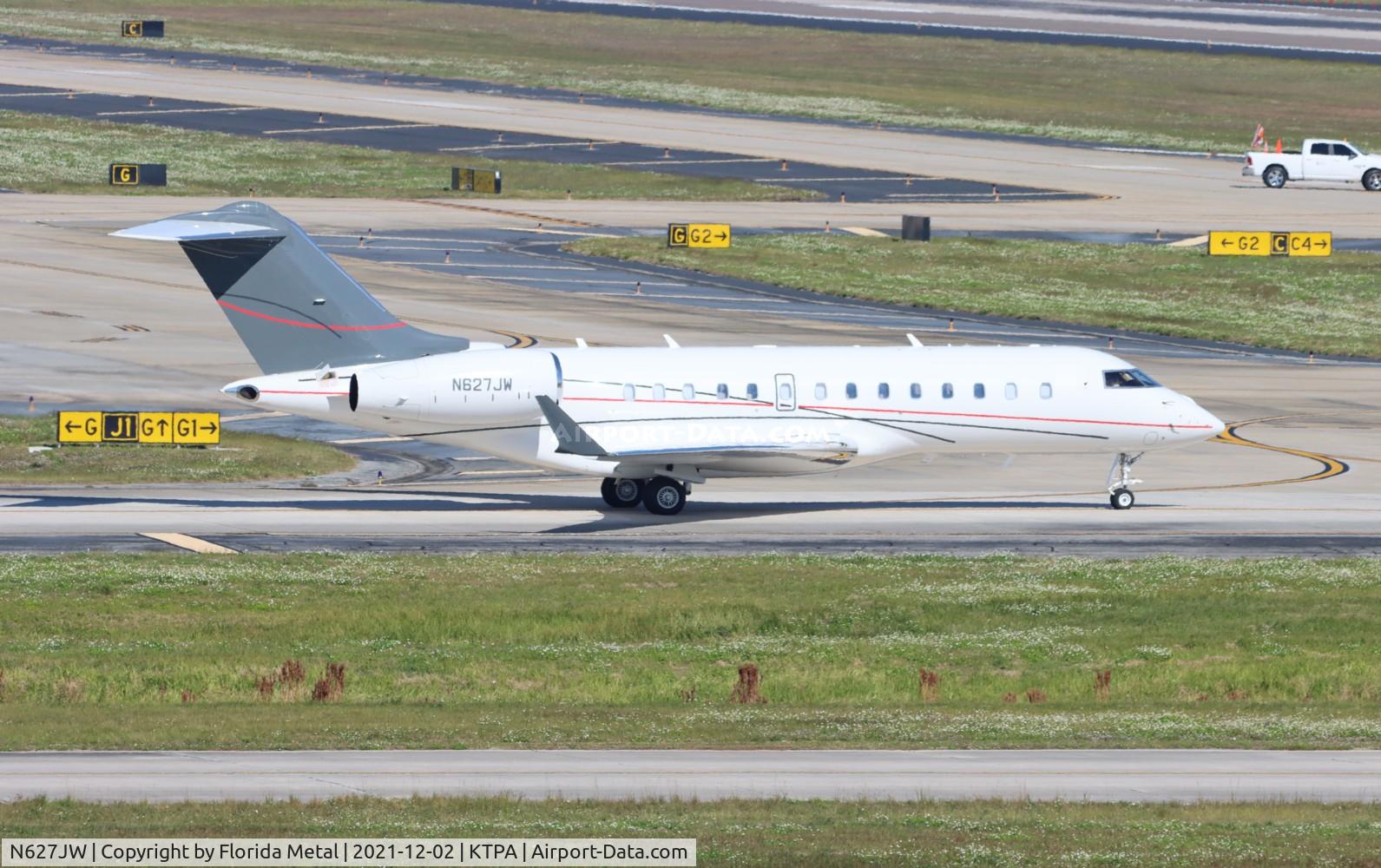 N627JW, 2013 Bombardier BD-700-1A11 Global 5000 C/N 9550, Global 5000 zx