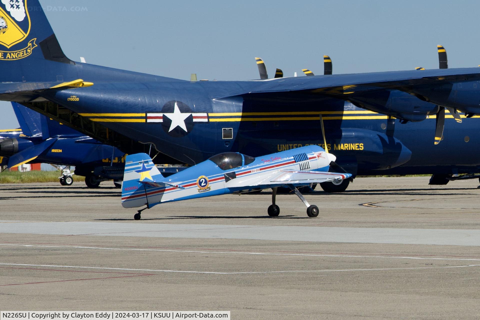 N226SU, 1993 Sukhoi Su-26 C/N 05-08, Travis AFB airshow California 2024.