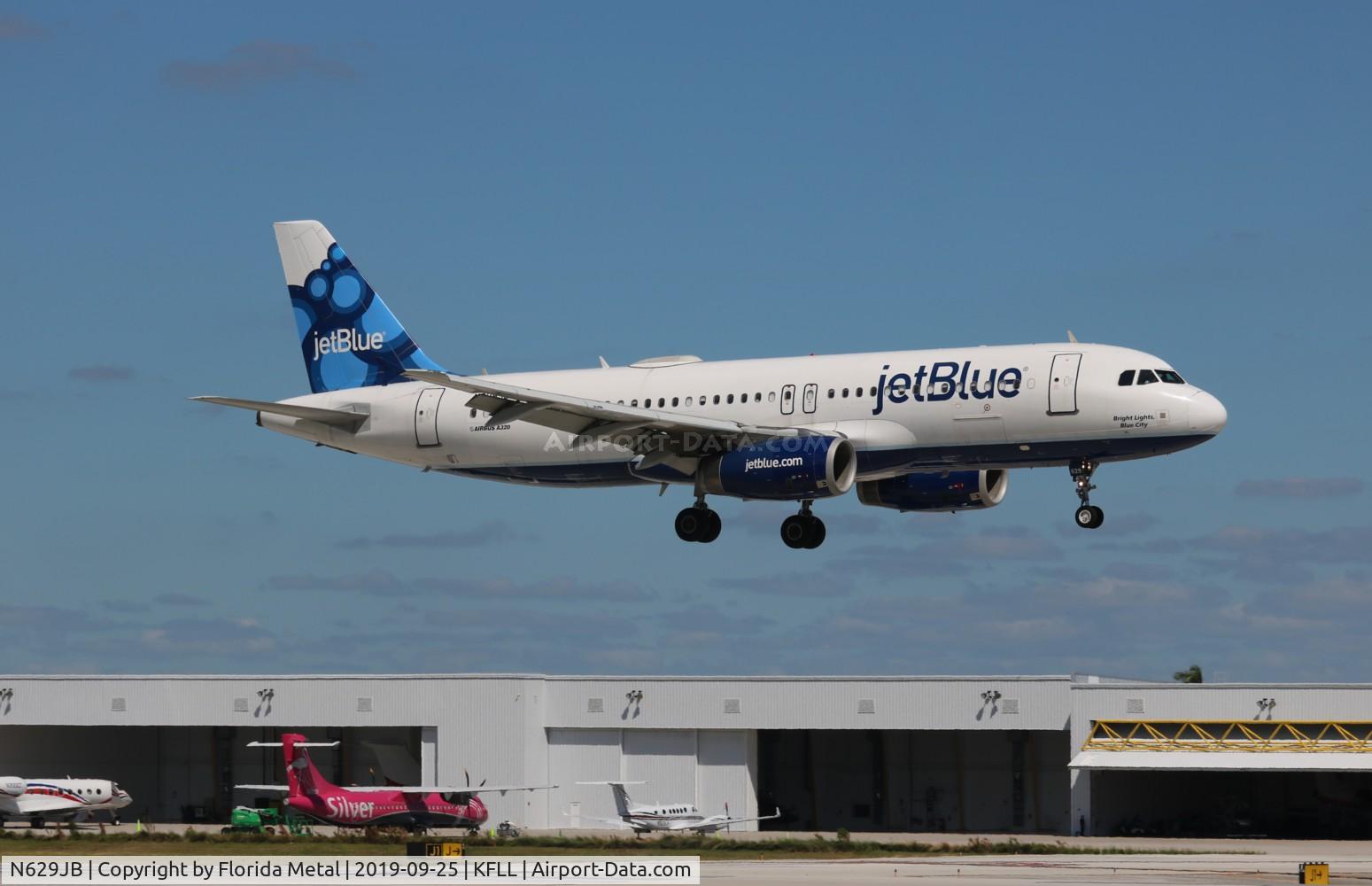 N629JB, 2005 Airbus A320-232 C/N 2580, JBU A320 zx NAS / MYNN-FLL