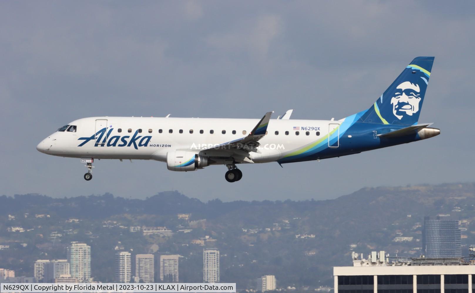 N629QX, 2017 Embraer 175LR (ERJ-170-200LR) C/N 17000683, SKW/ASA E175 zx PAE-LAX