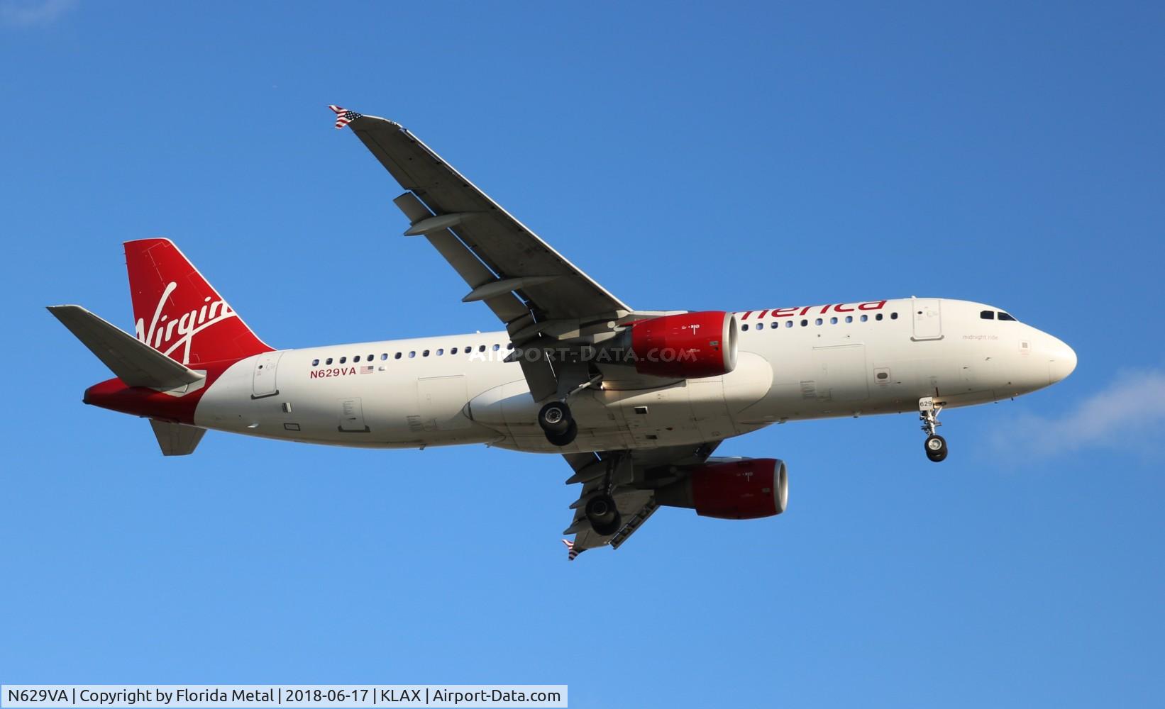 N629VA, 2007 Airbus A320-214 C/N 3037, VRD A320 zx ORD-LAX