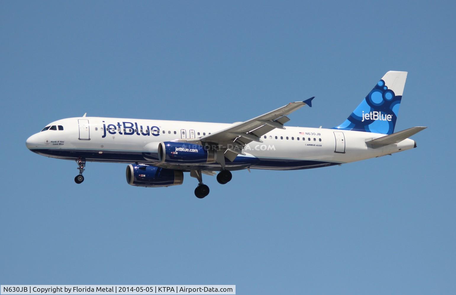 N630JB, 2005 Airbus A320-232 C/N 2640, JBU A320 zx JFK-TPA