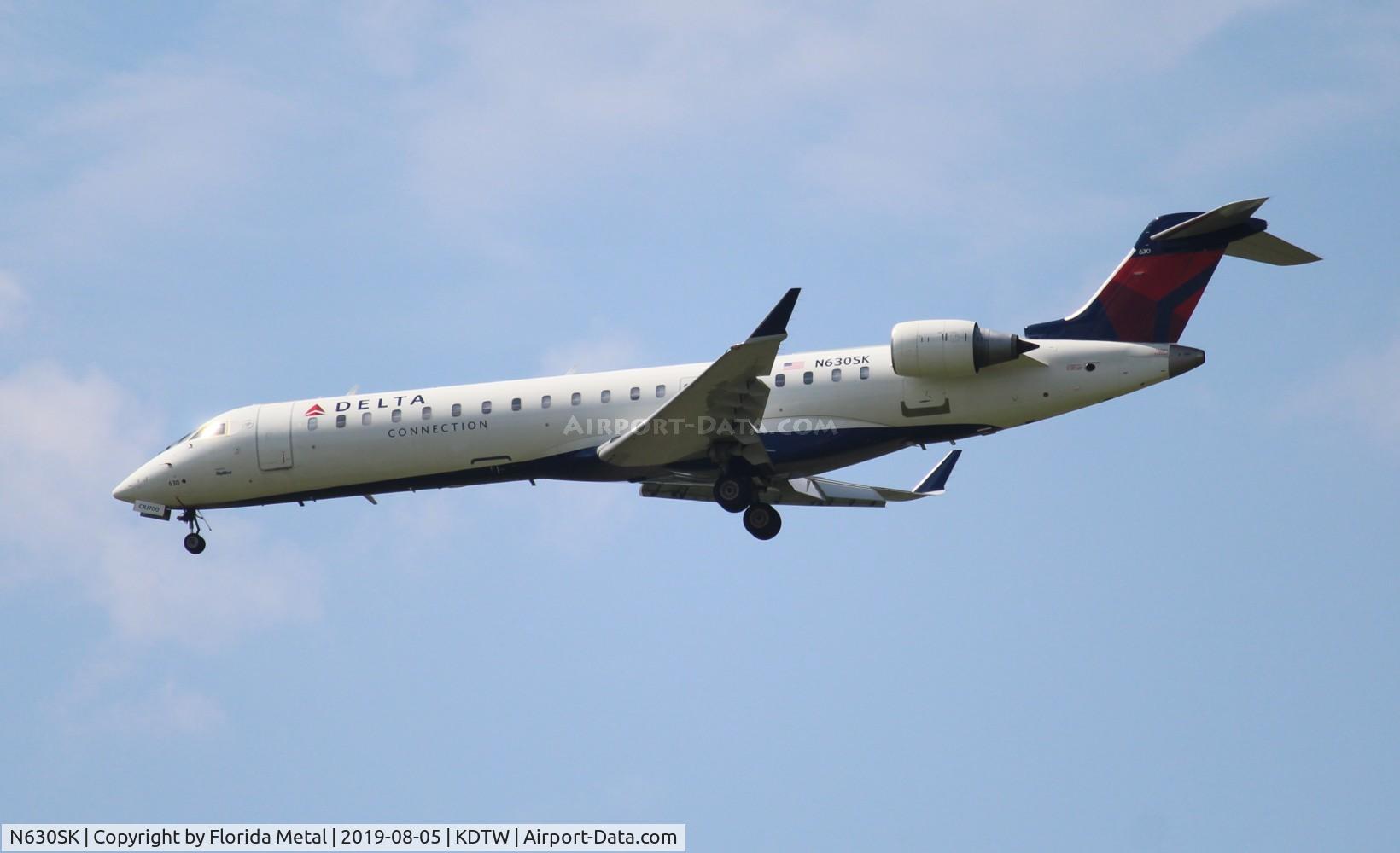 N630SK, 2011 Bombardier CRJ-700 (CL-600-2C10) Regional Jet C/N 10328, SKW/DAL CRJ7 zx FWA-DTW