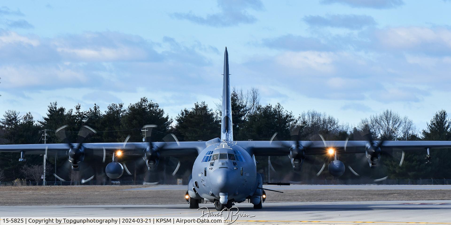 15-5825, 2015 Lockheed Martin AC-130J C/N 382-5825, HEAL15 making the turn in the hammerhead for RW34