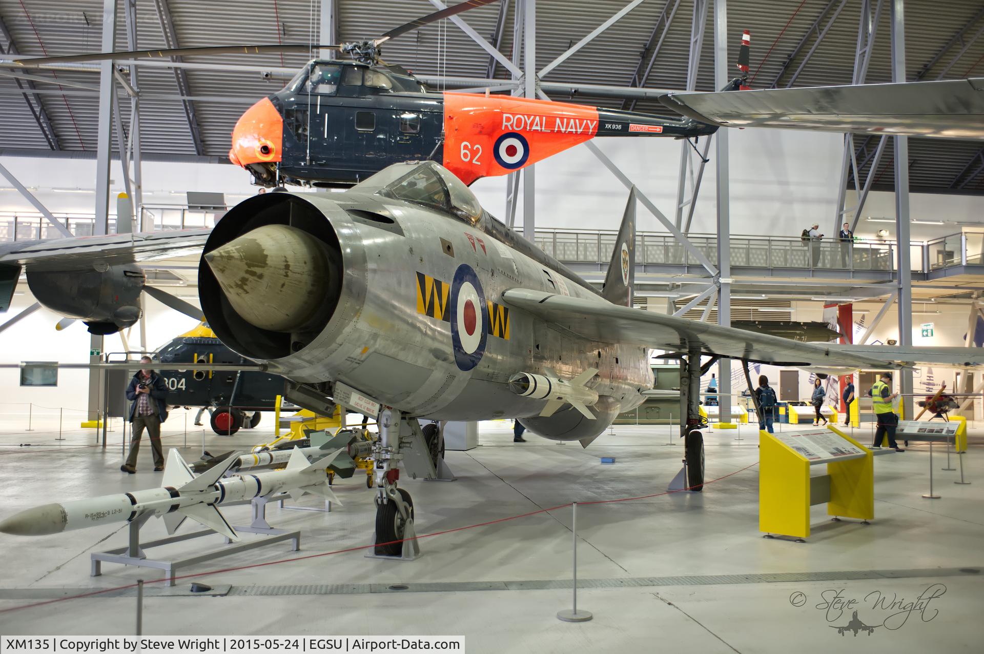XM135, 1959 English Electric Lightning F.1 C/N 95031, IWM Duxford, UK