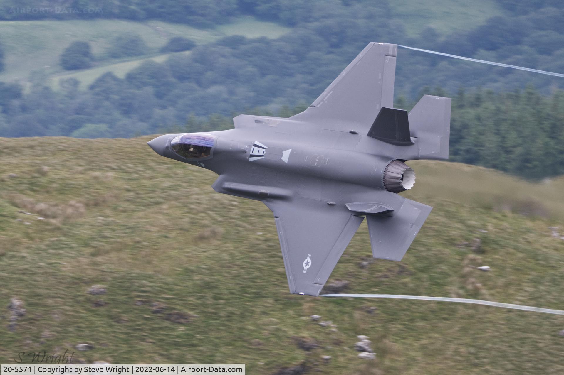 20-5571, Lockheed Martin F-35A Lightning II C/N AF-331, Bwlch Oerdrws, Mach Loop LFA7 Wales