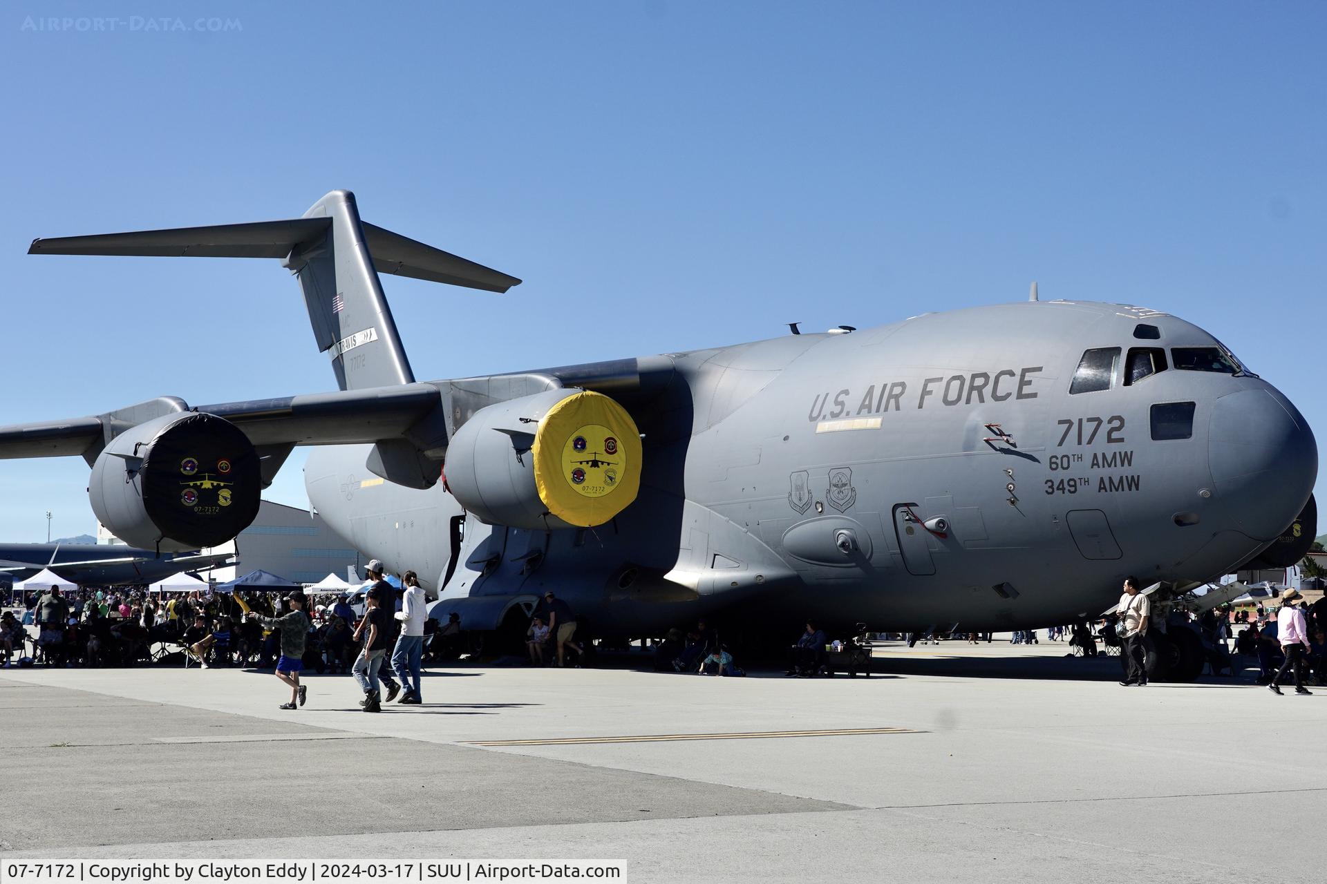 07-7172, 2007 Boeing C-17A Globemaster III C/N 50189/F188/P172, Travis AFB airshow California 2024.