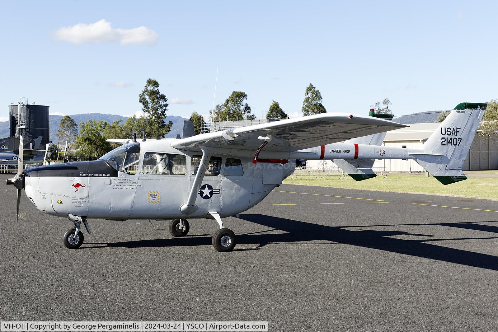 VH-OII, 1967 Cessna O-2A Super Skymaster C/N 337M-0113, Warbirds Over Scone 2024.