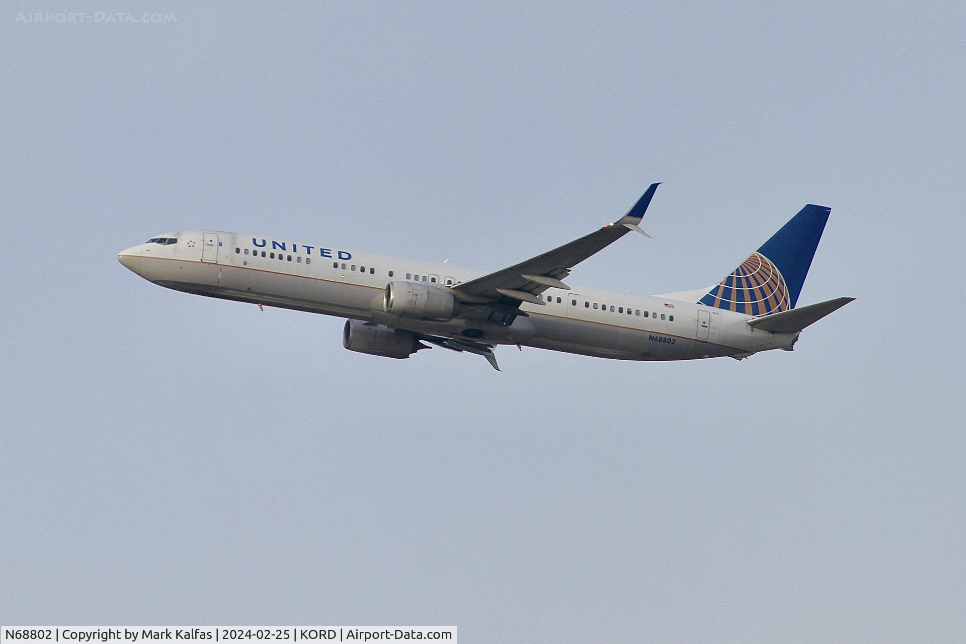 N68802, 2013 Boeing 737-924/ER C/N 42739, B739 United Airlines  BOEING 737-924ER N68802 UAL2278 ORD-SEA