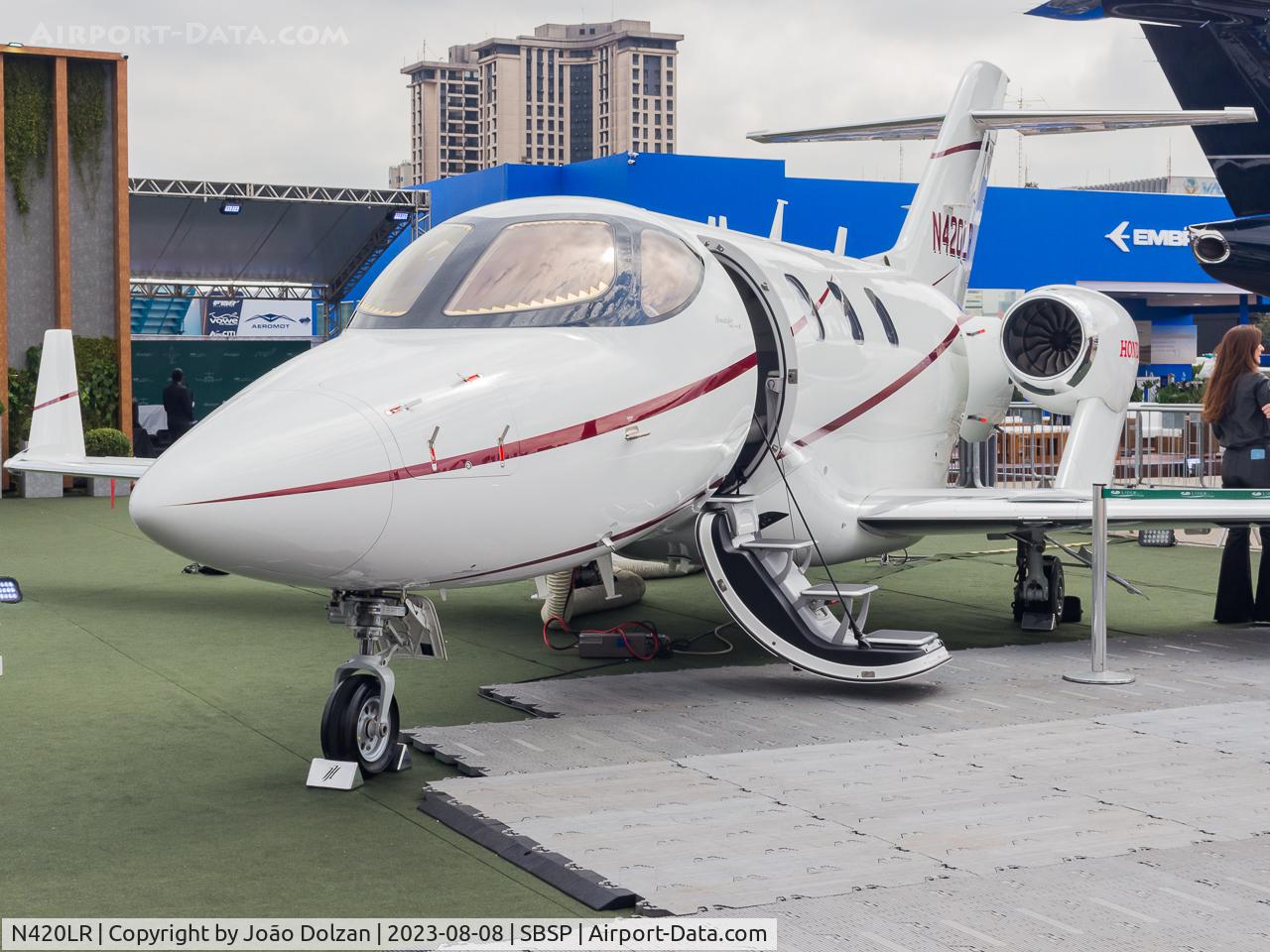 N420LR, 2023 Honda HA-420 Hondajet C/N 42000240, Being presented at LABACE 2023.