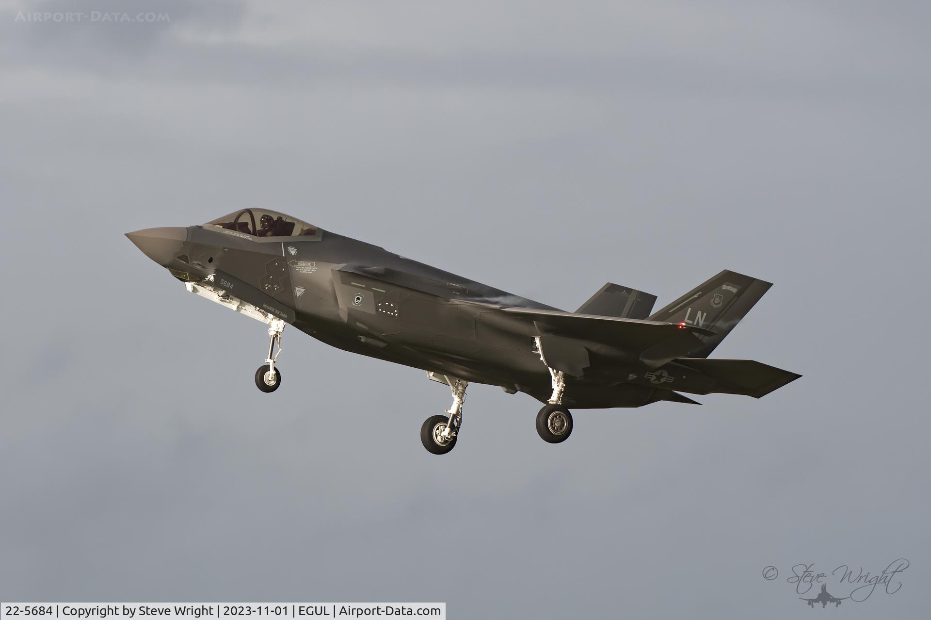 22-5684, Lockheed Martin F-35A Lightning II C/N AF-384, RAF Lakenheath, Suffolk. UK
