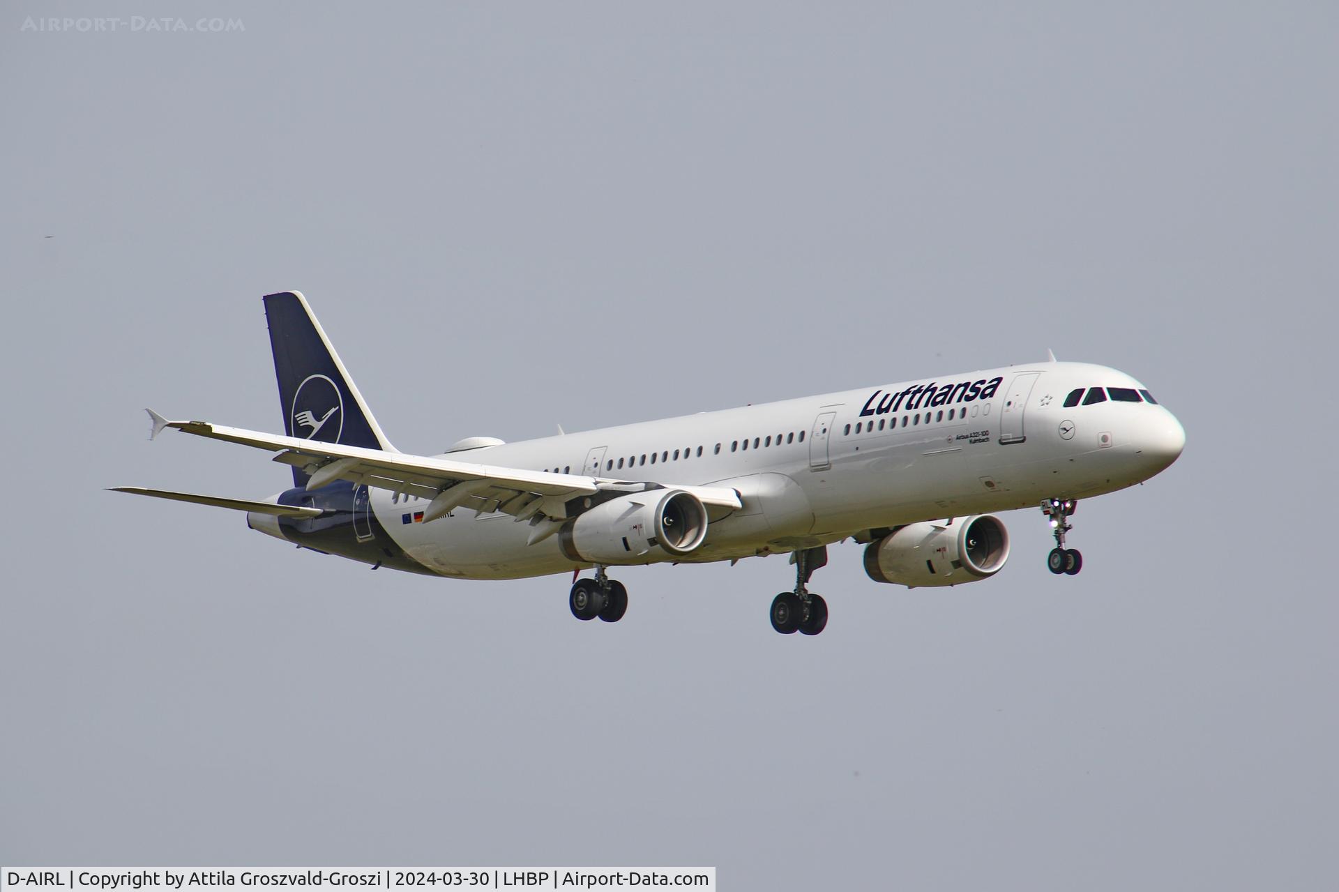 D-AIRL, 1994 Airbus A321-131 C/N 505, LHBP/BUD - Liszt Ferenc International Airport, Hungary
