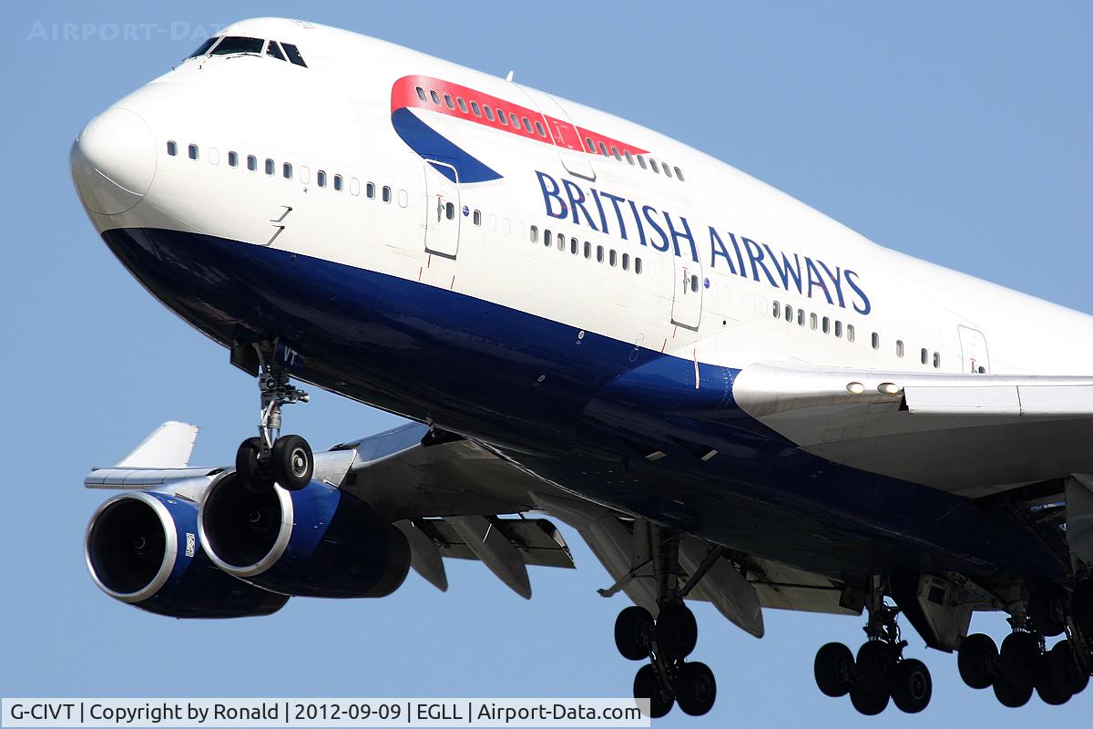 G-CIVT, 1998 Boeing 747-436 C/N 25821, at lhr