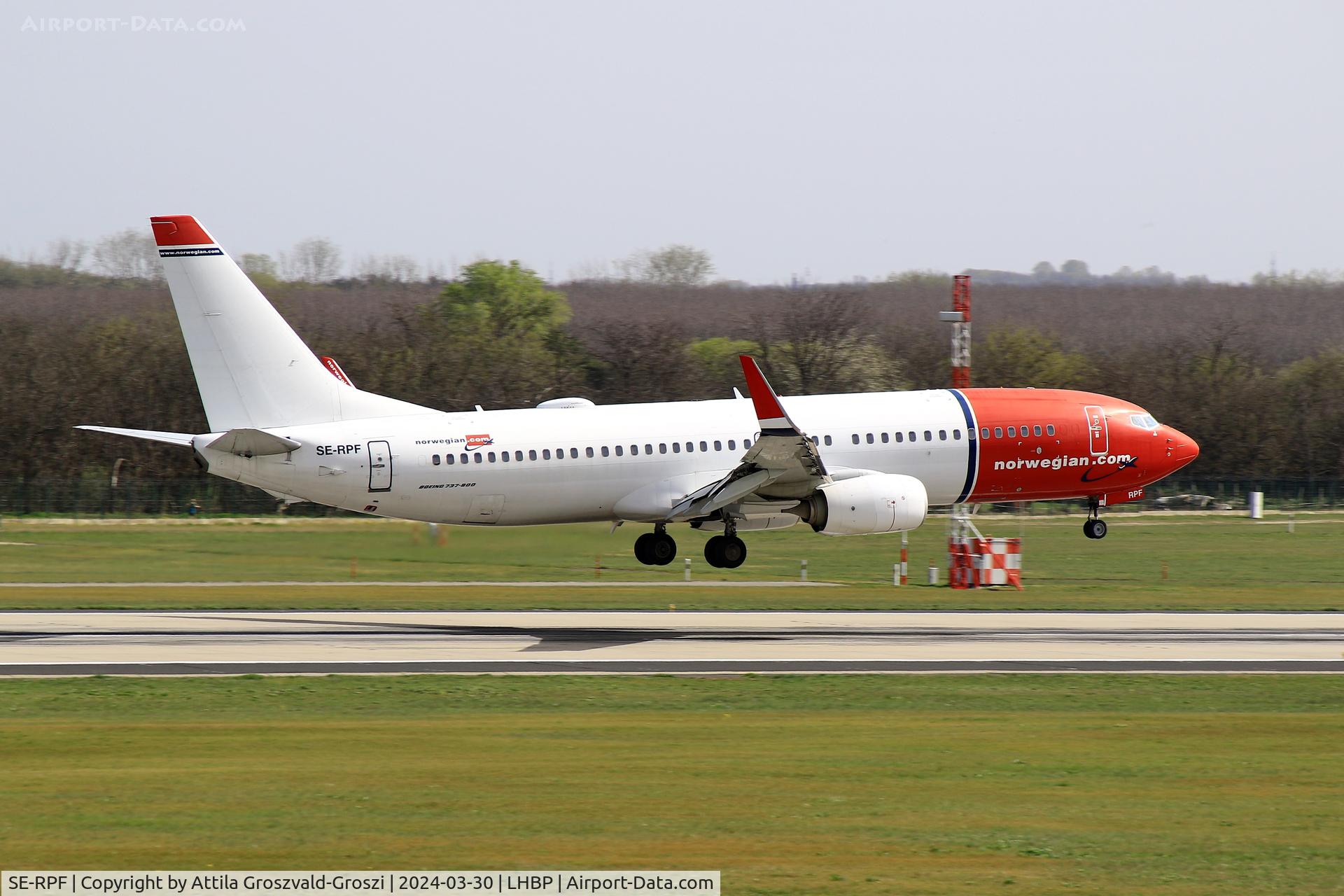 SE-RPF, 2016 Boeing 737-8JP C/N 42076, LHBP/BUD - Liszt Ferenc International Airport, Hungary