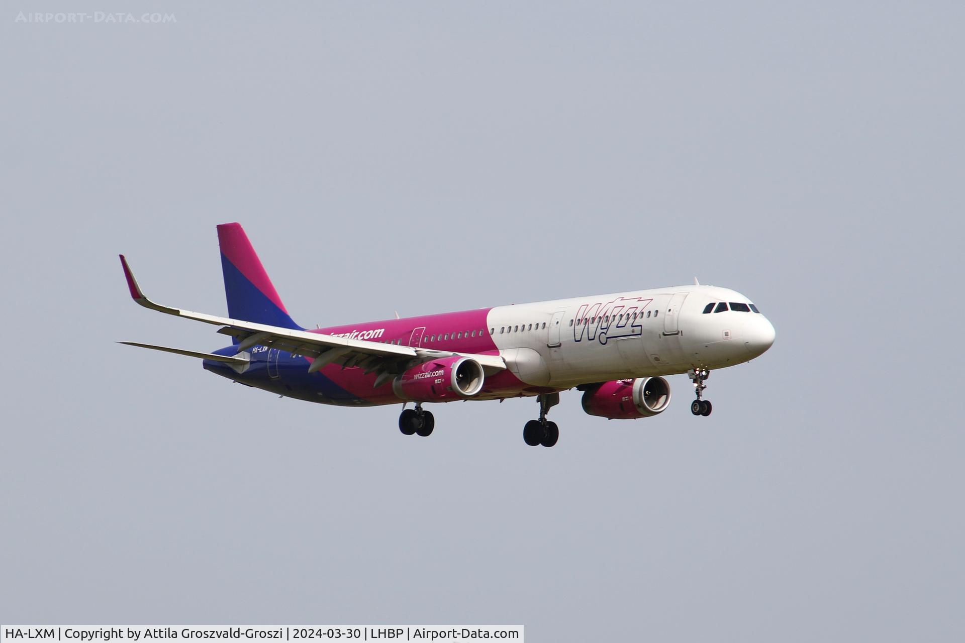 HA-LXM, 2017 Airbus A321-231 C/N 7528, LHBP/BUD - Liszt Ferenc International Airport, Hungary