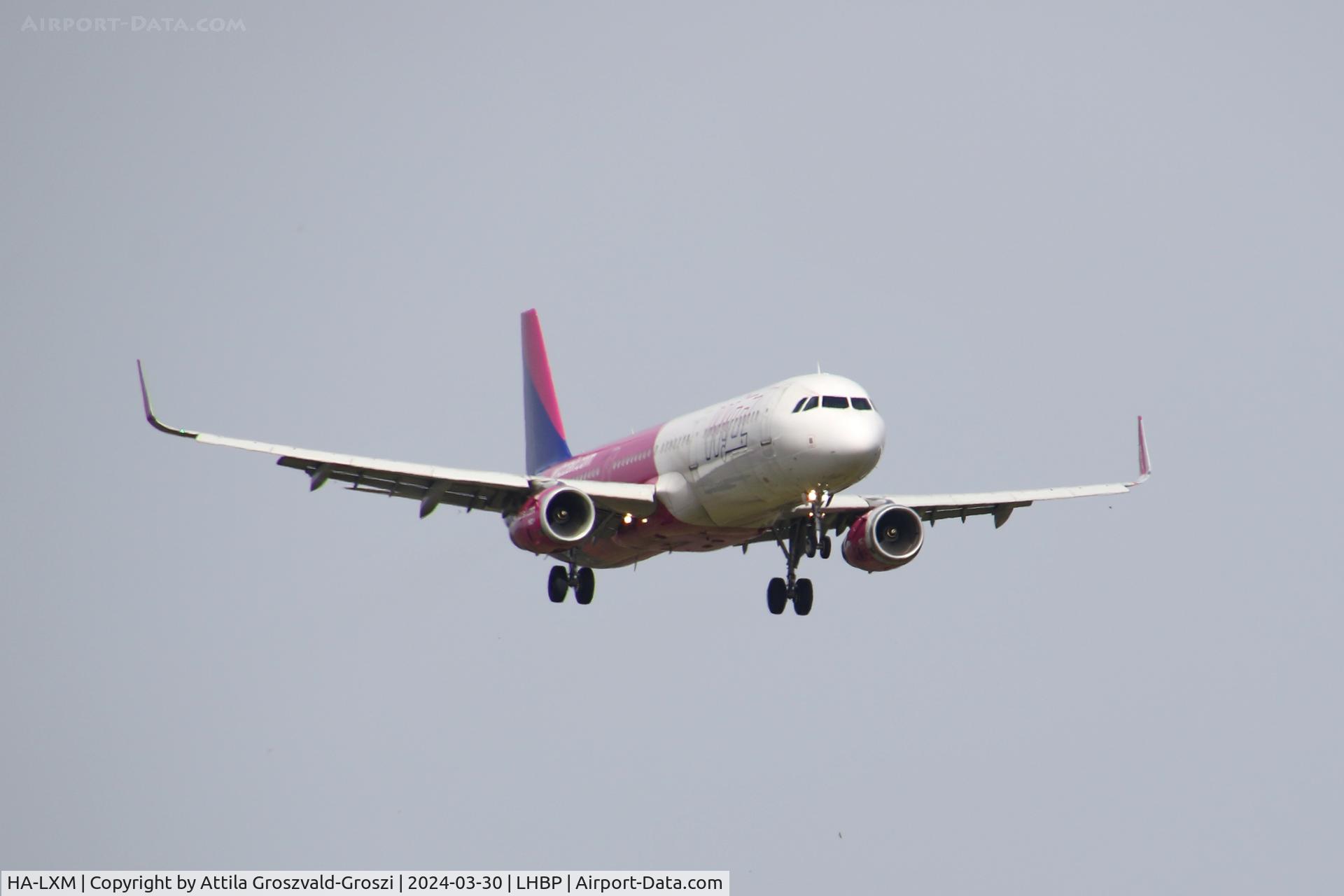 HA-LXM, 2017 Airbus A321-231 C/N 7528, LHBP/BUD - Liszt Ferenc International Airport, Hungary