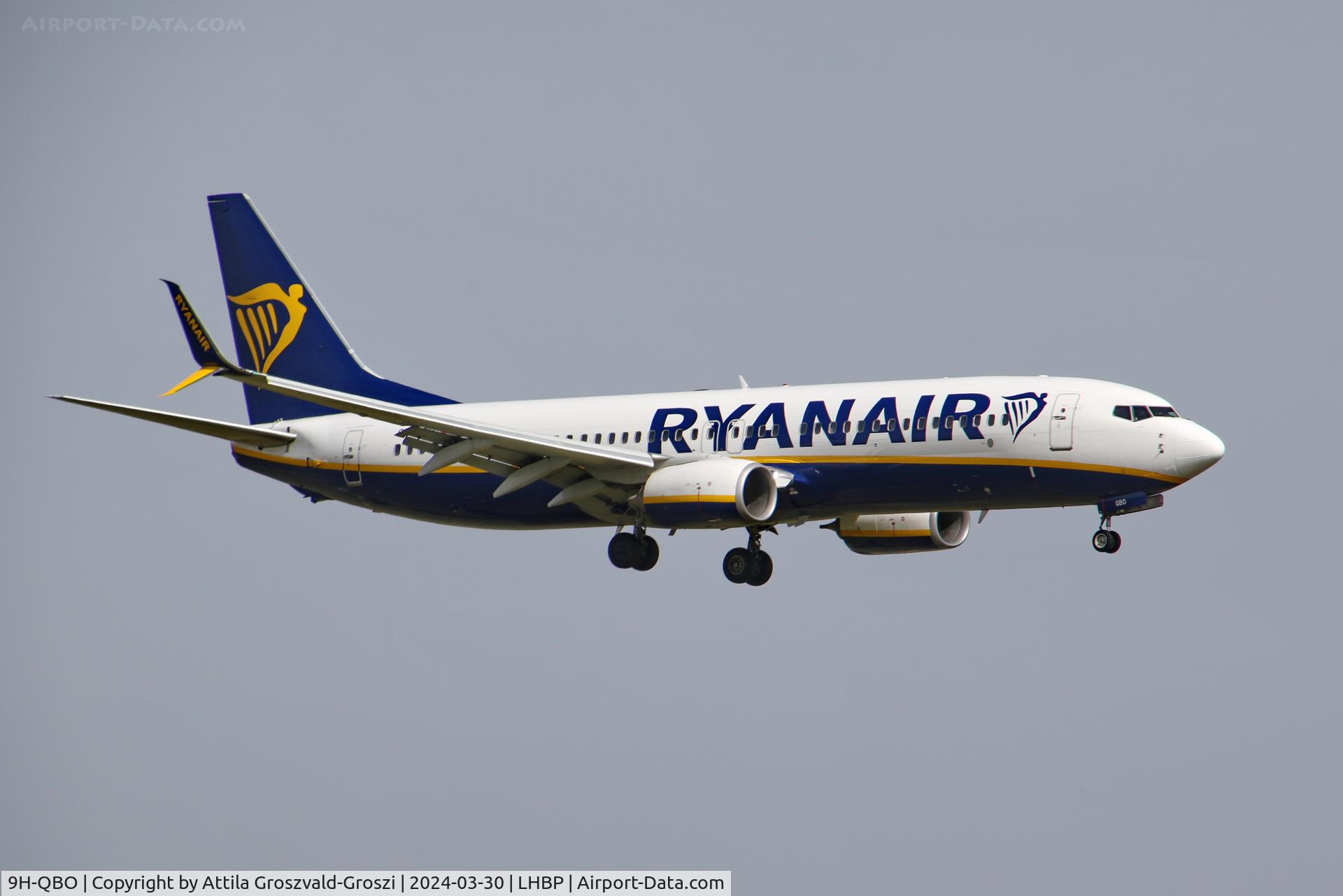9H-QBO, 2016 Boeing 737-8AS C/N 44714, LHBP/BUD - Liszt Ferenc International Airport, Hungary
