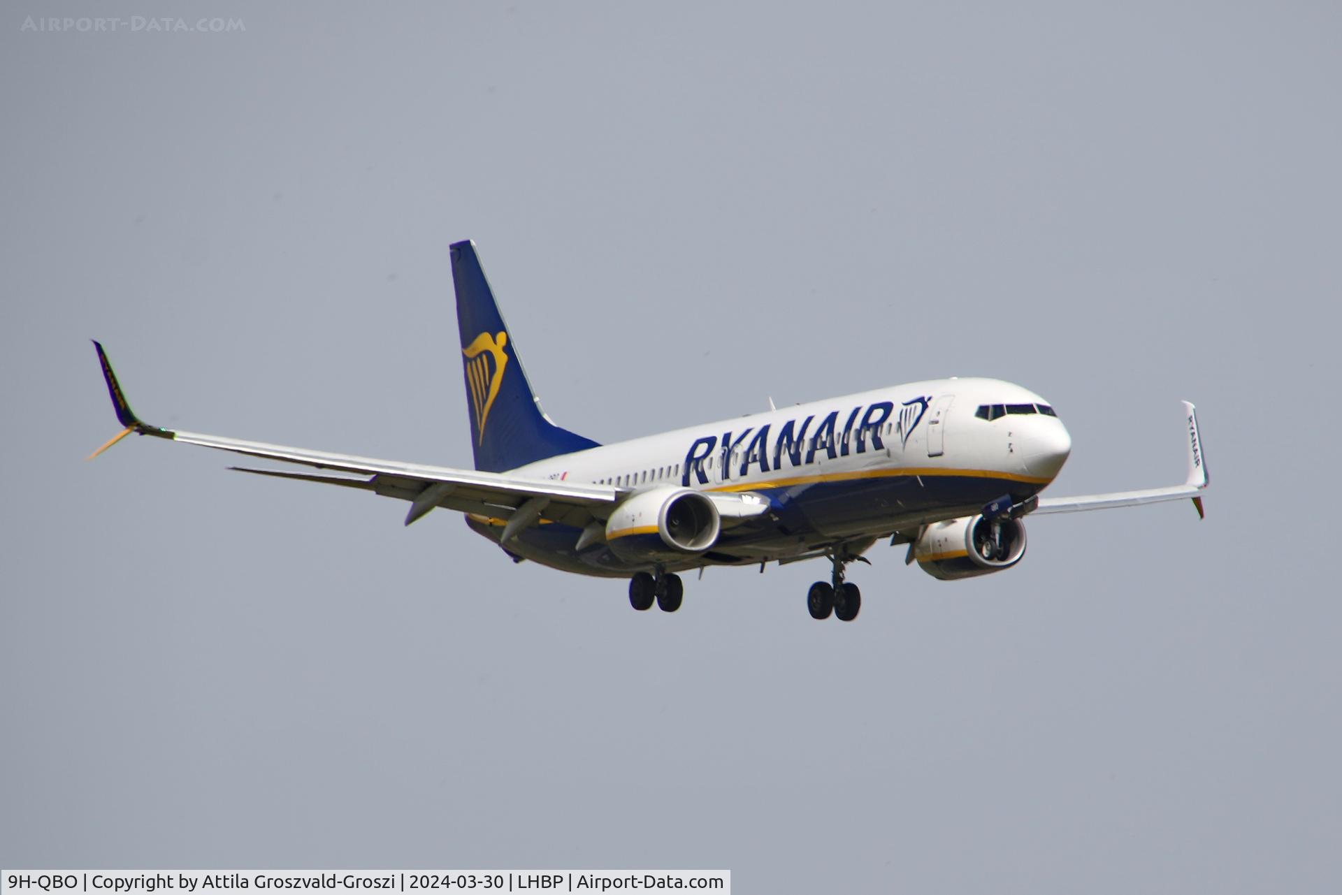 9H-QBO, 2016 Boeing 737-8AS C/N 44714, LHBP/BUD - Liszt Ferenc International Airport, Hungary
