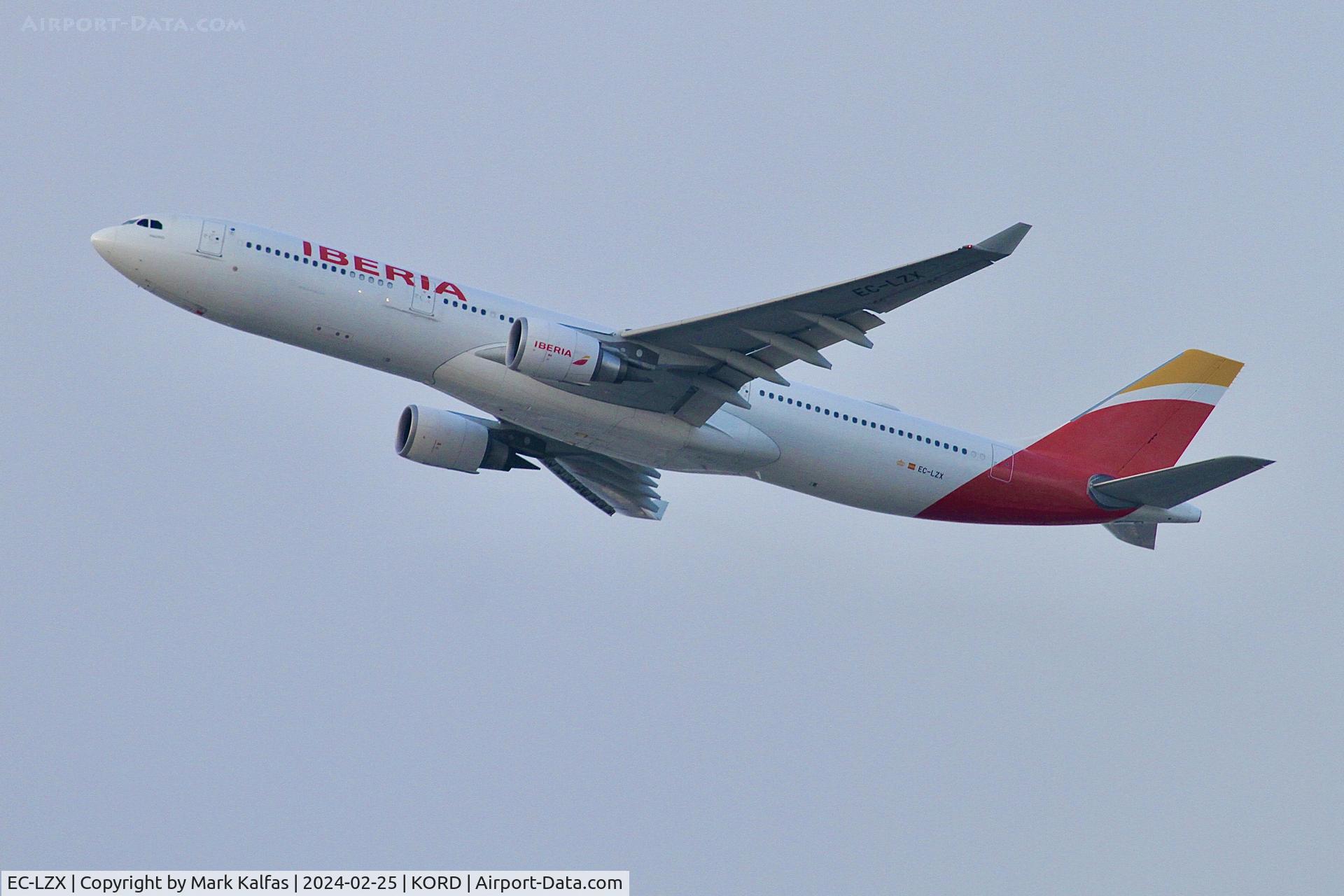 EC-LZX, 2014 Airbus A330-302 C/N 1507, A332 Iberia Airbus A330-302 EC-LZX IBE6274 KORD-LEMD