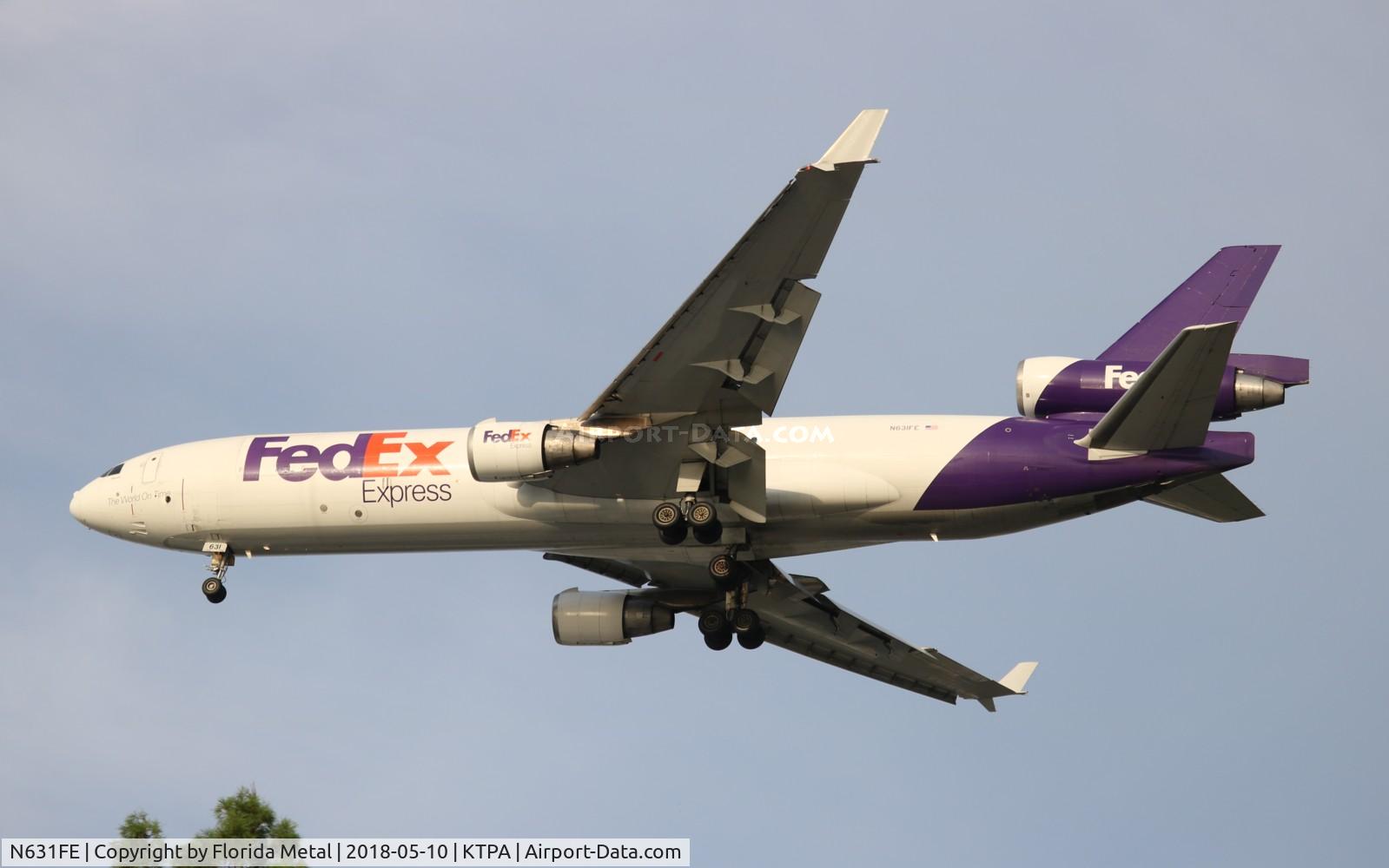 N631FE, 1991 McDonnell Douglas MD-11F C/N 48454, FDX MD-11F zx MEM-TPA