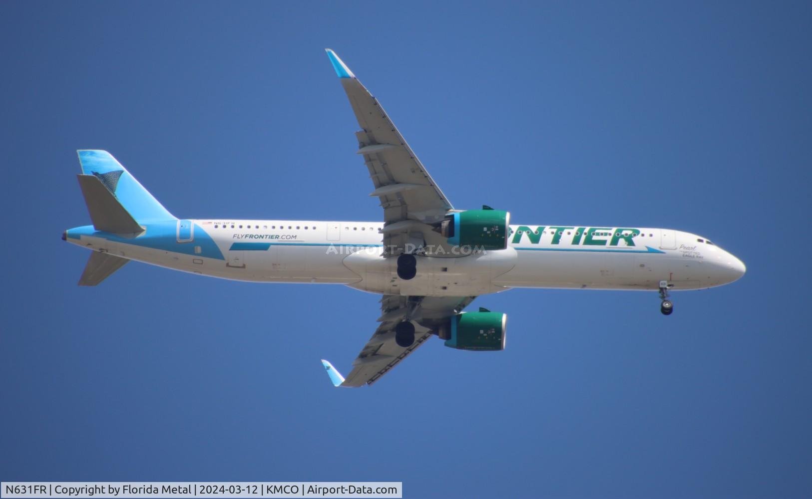 N631FR, 2023 Airbus A321-271NX C/N 11694, FFT A321N Pearl zx BDL-MCO